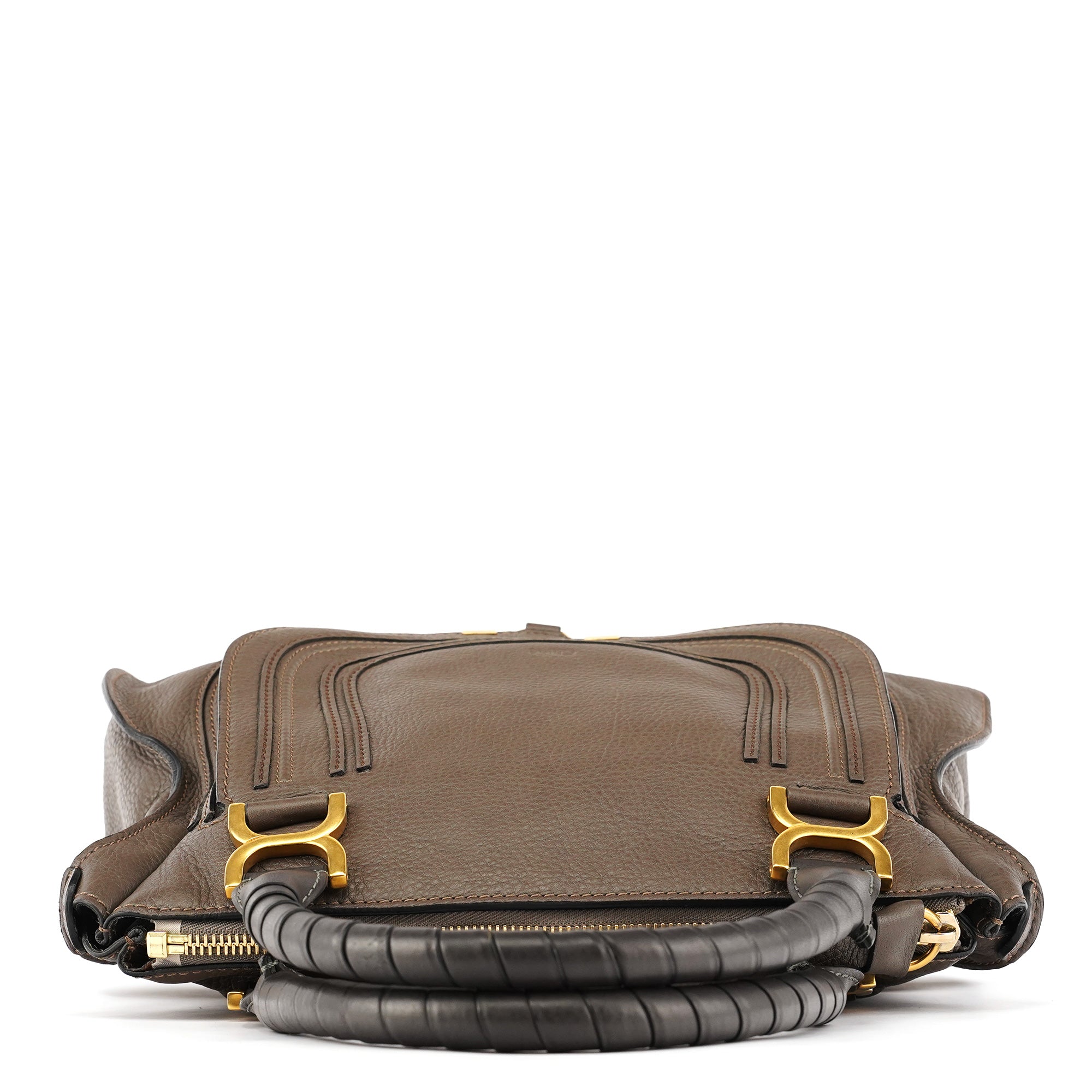 Anthracite Leather Marcie Shoulder Bag