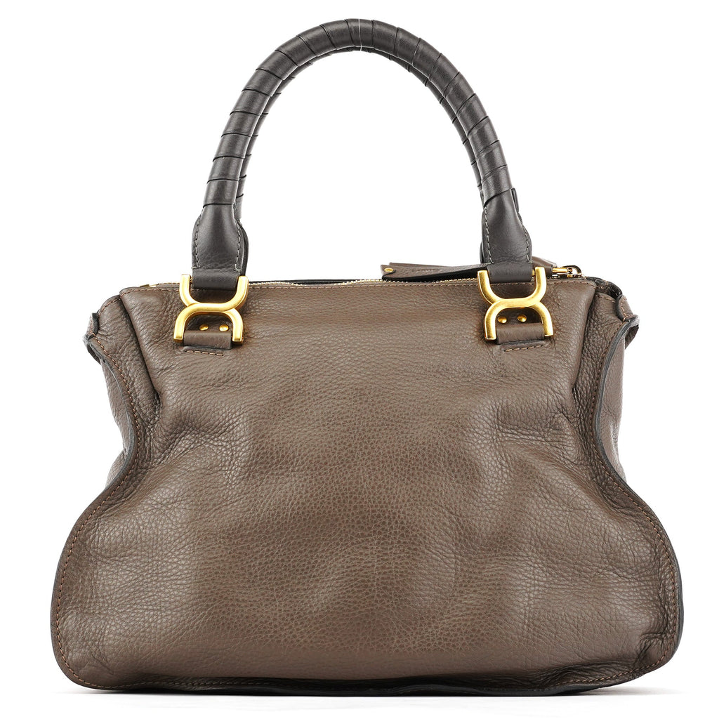 Anthracite Leather Marcie Shoulder Bag
