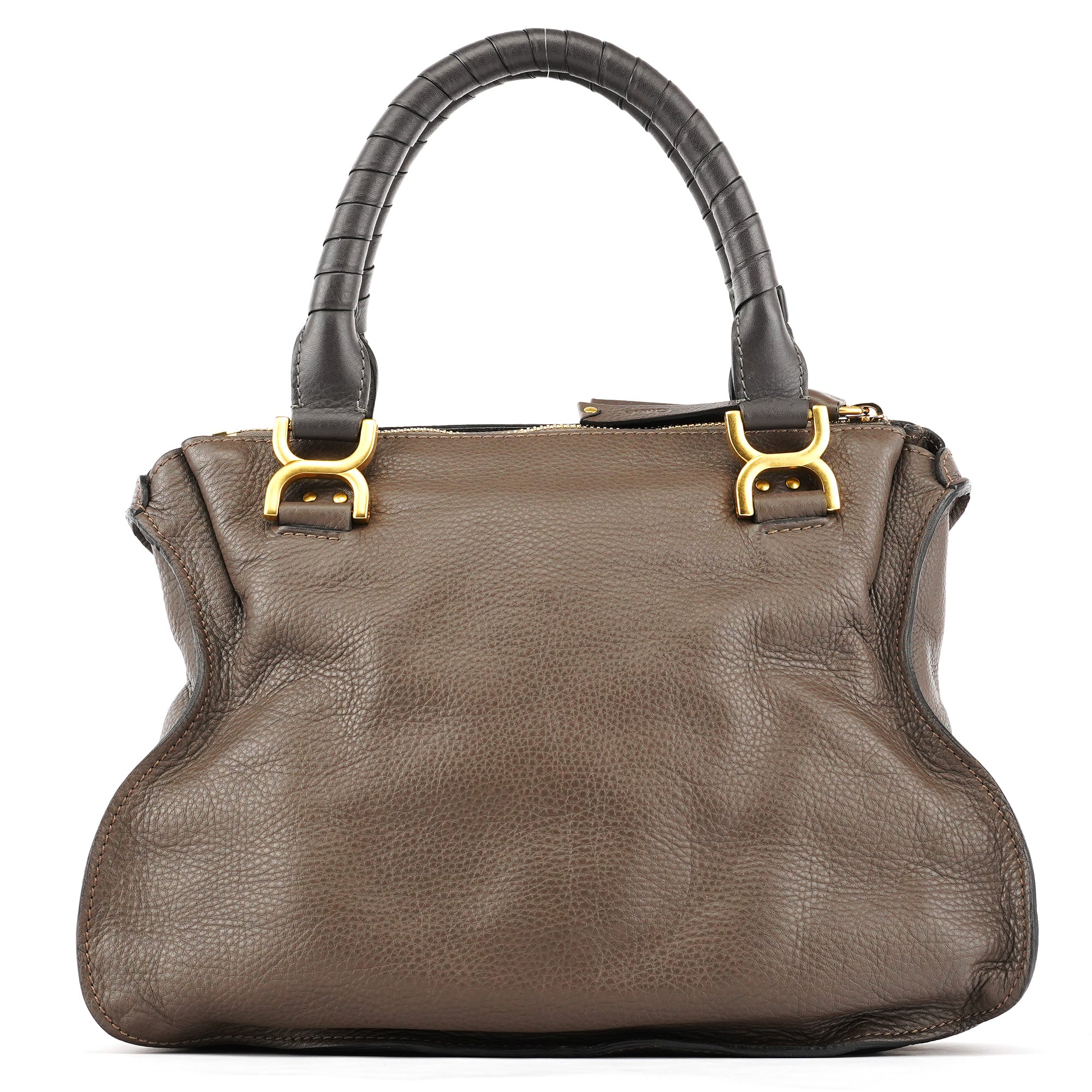 Anthracite Leather Marcie Shoulder Bag