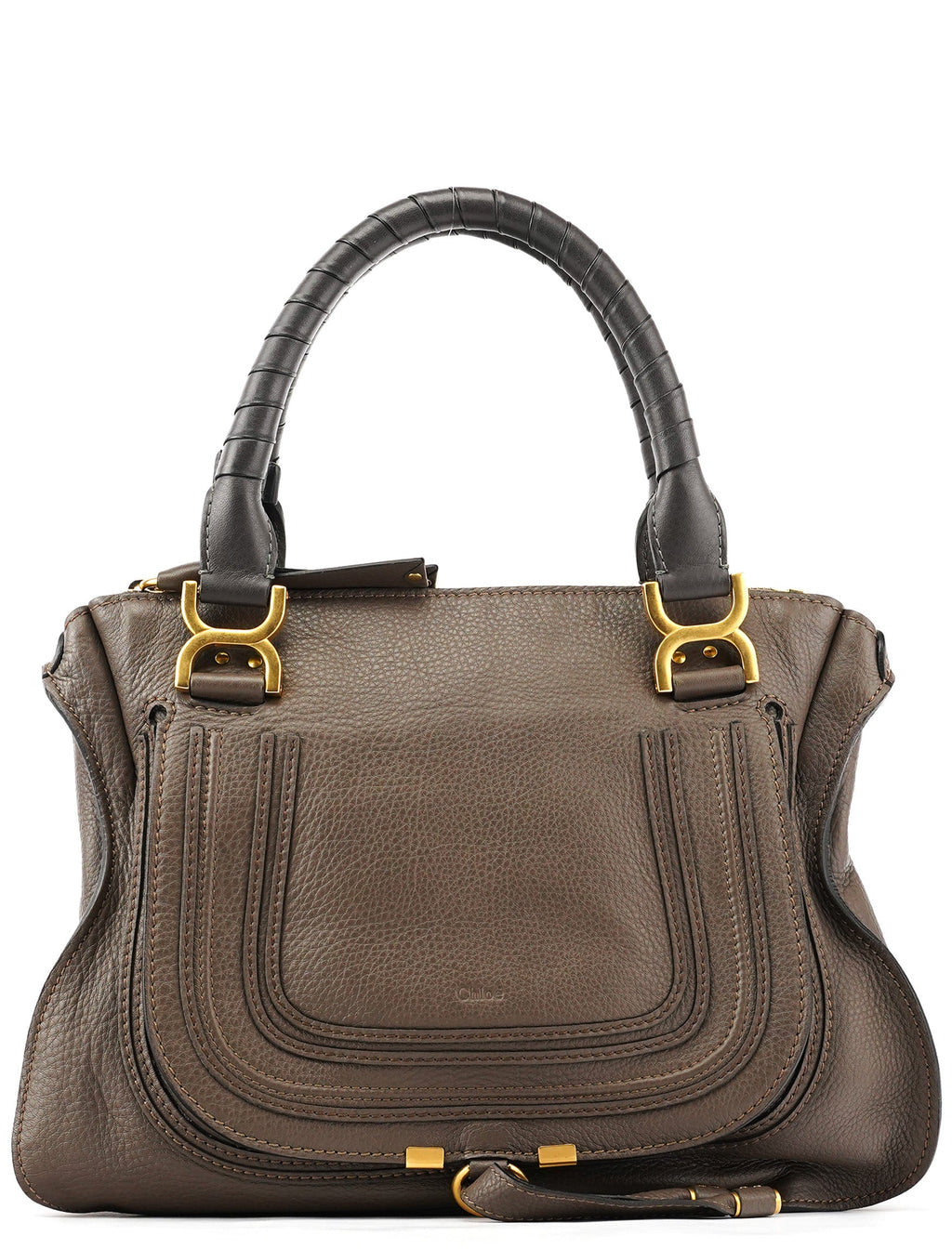 Anthracite Leather Marcie Shoulder Bag