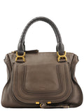 Anthracite Leather Marcie Shoulder Bag