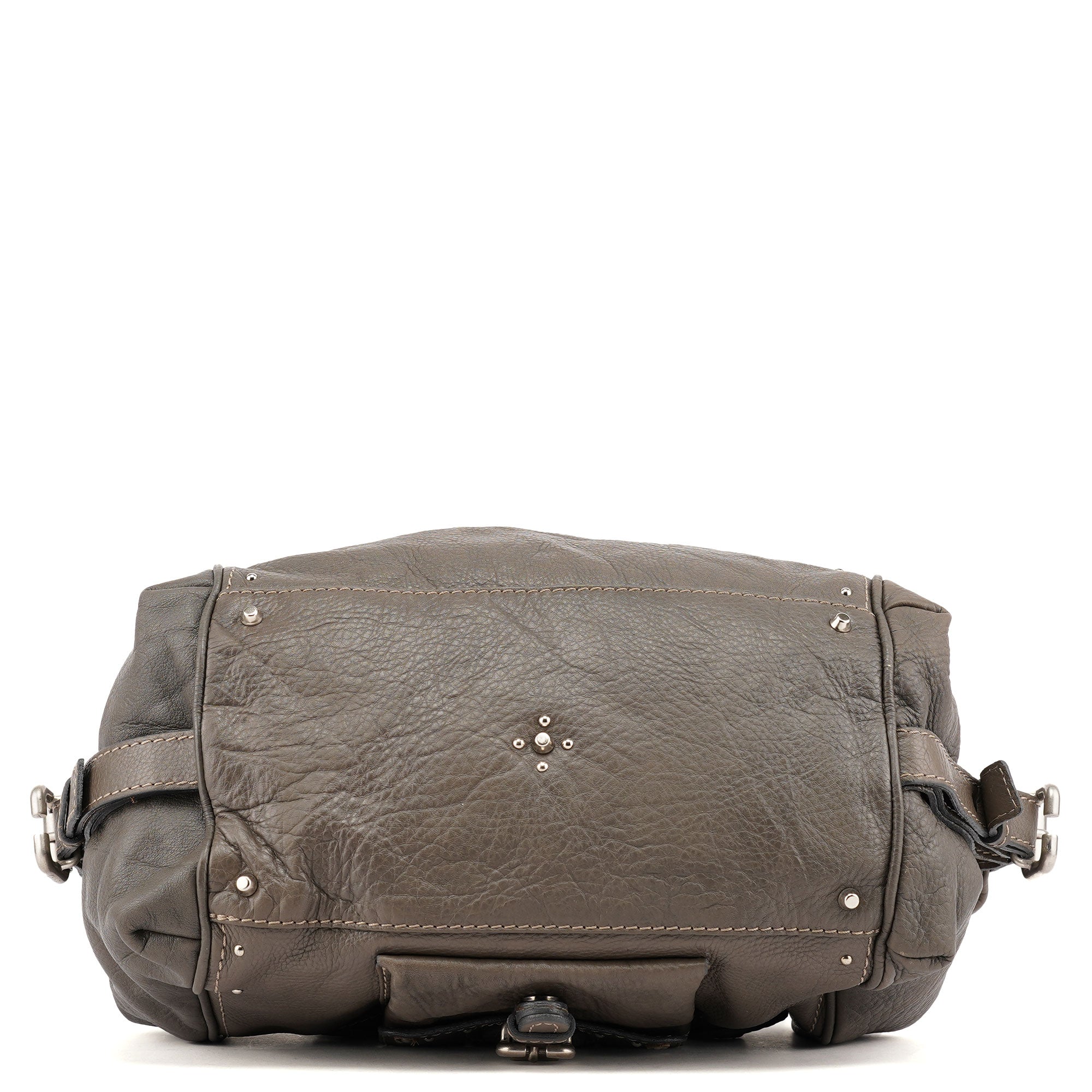 Anthracite Leather Paddington Shoulder Bag