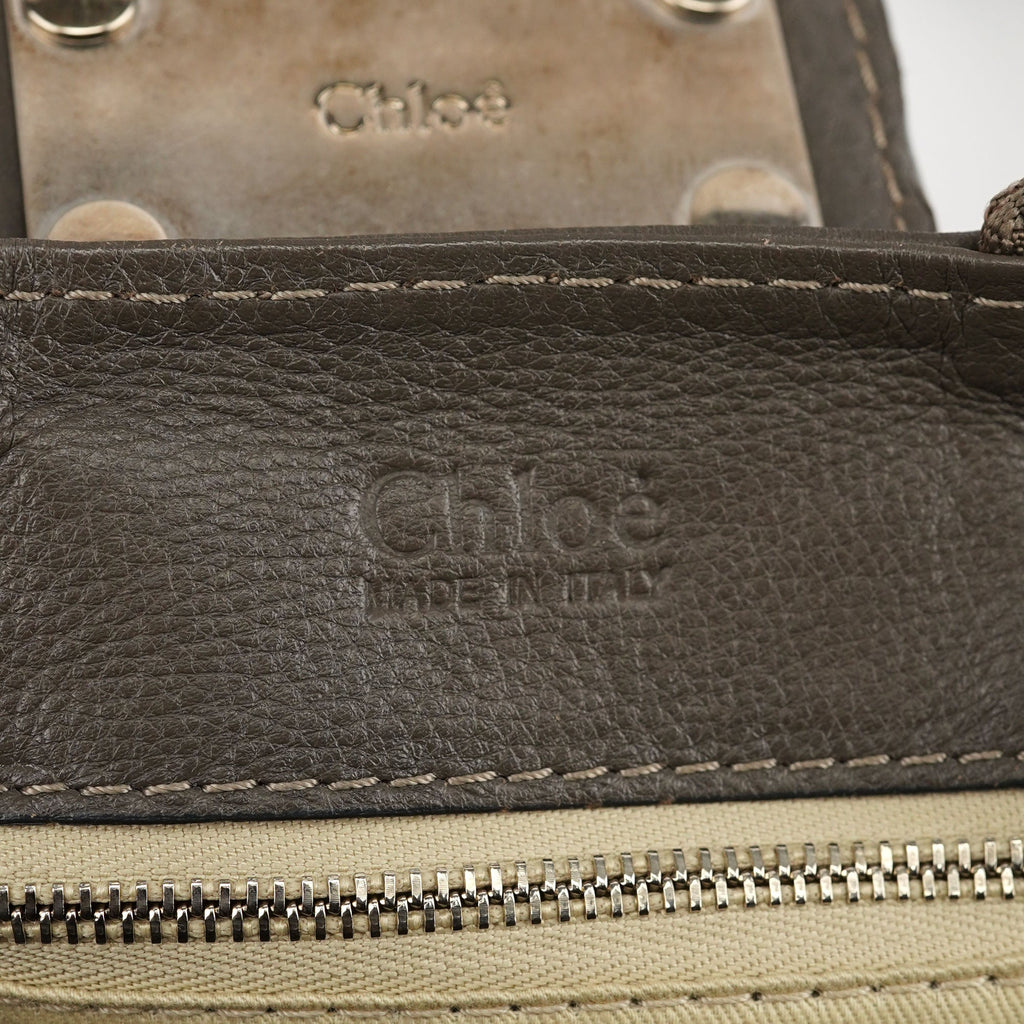 Anthracite Leather Paddington Shoulder Bag