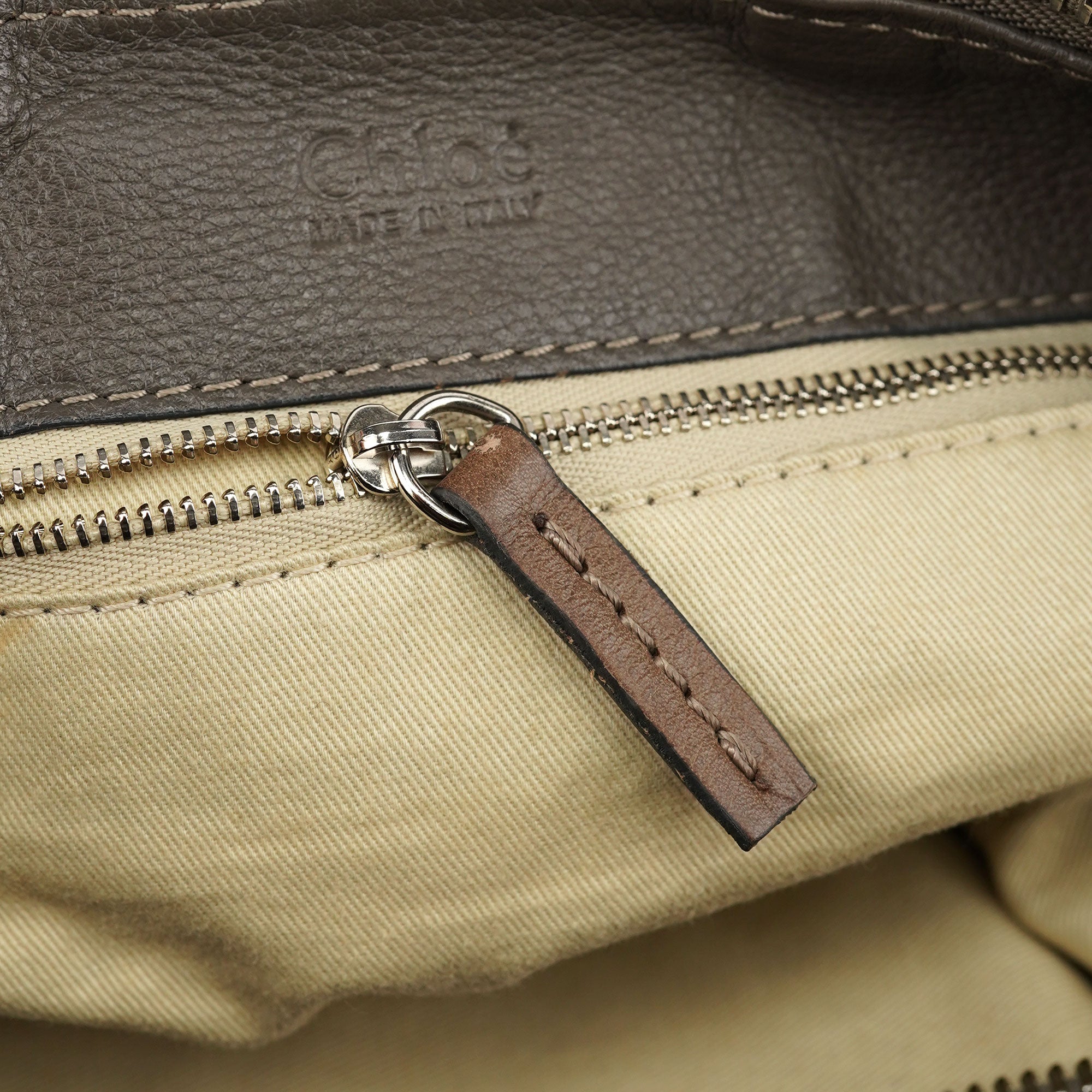 Anthracite Leather Paddington Shoulder Bag