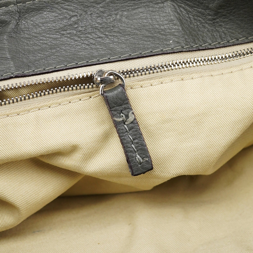 Anthracite Leather Paddington Shoulder Bag