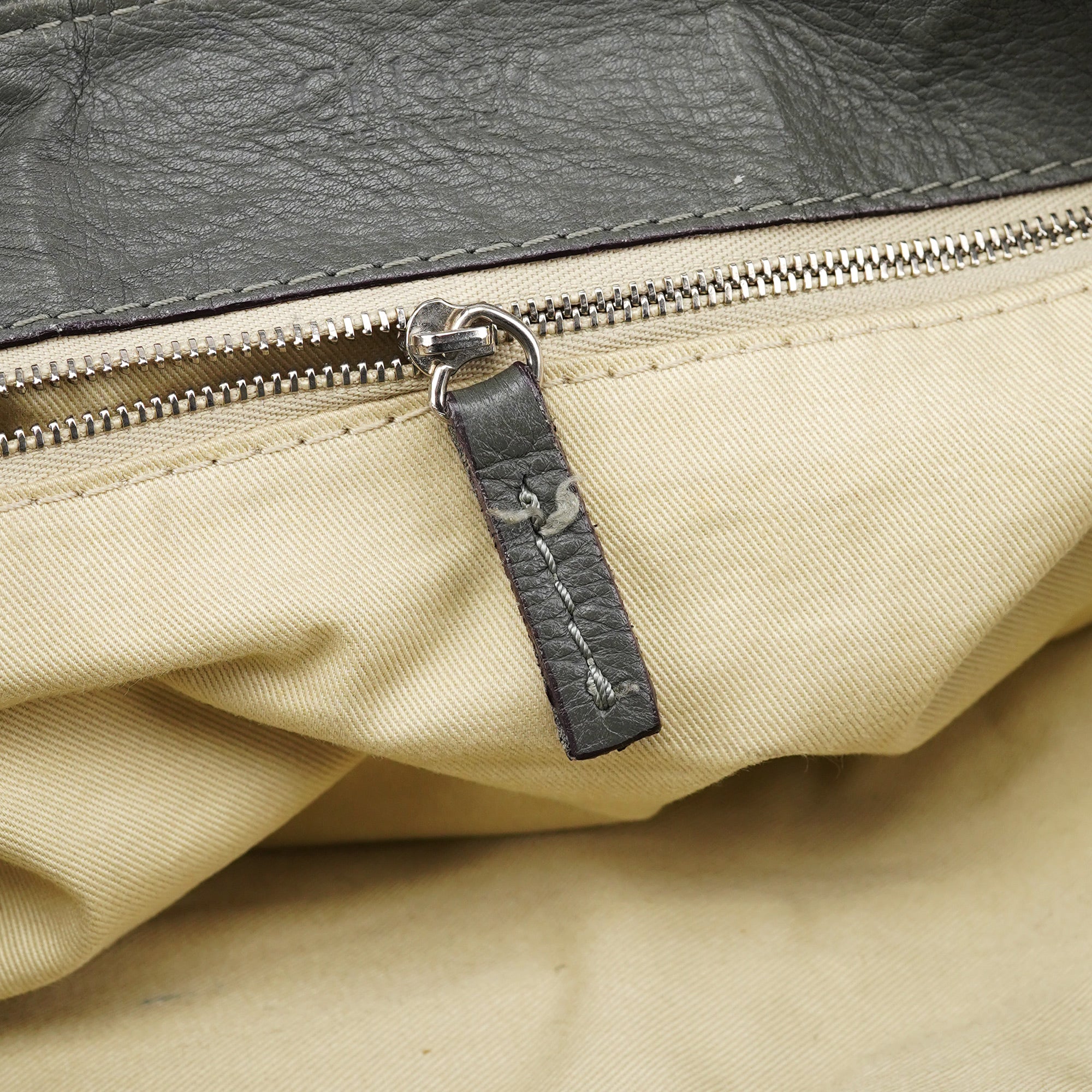 Anthracite Leather Paddington Shoulder Bag
