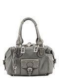 Anthracite Leather Paddington Shoulder Bag