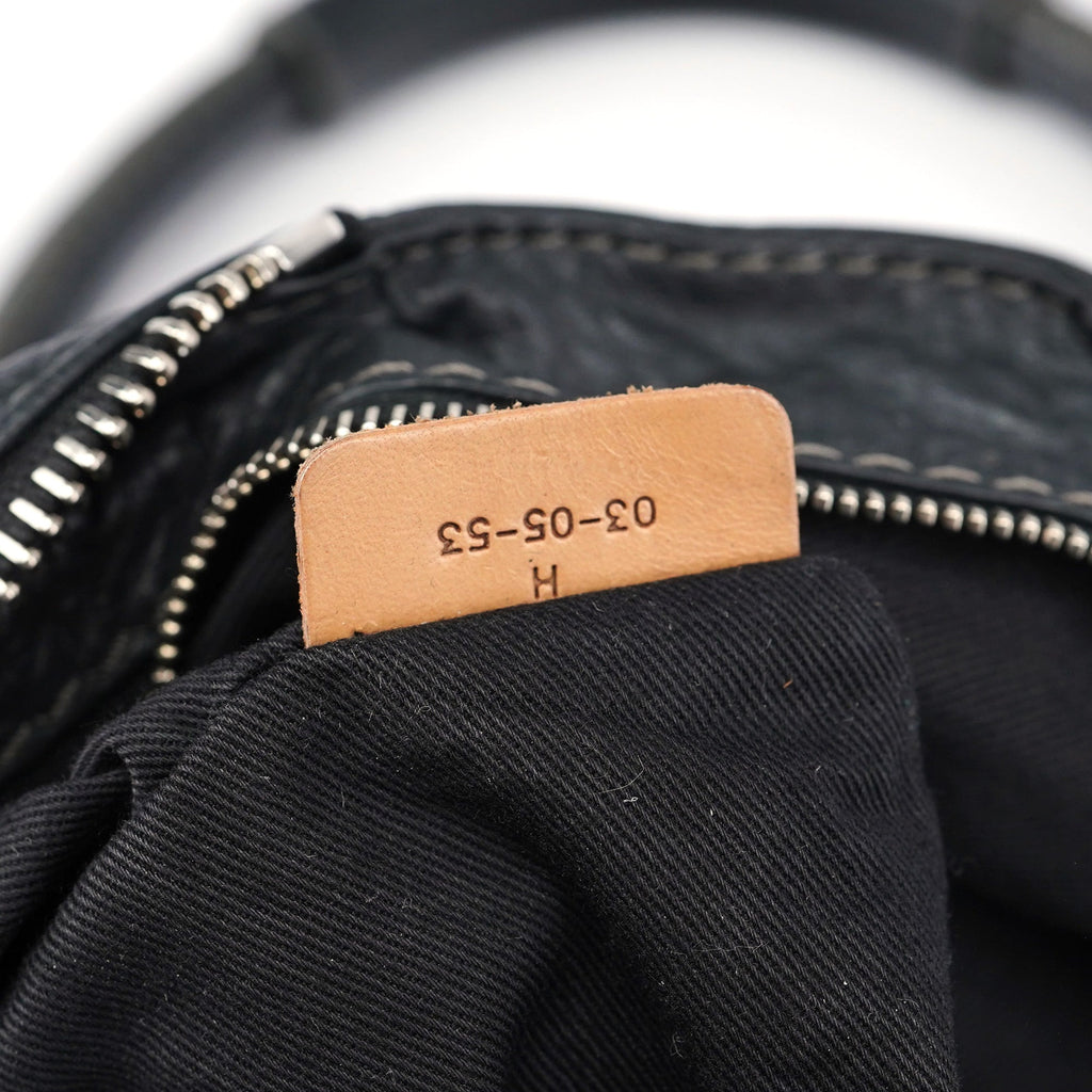 Anthracite Leather Paddington Shoulder Bag