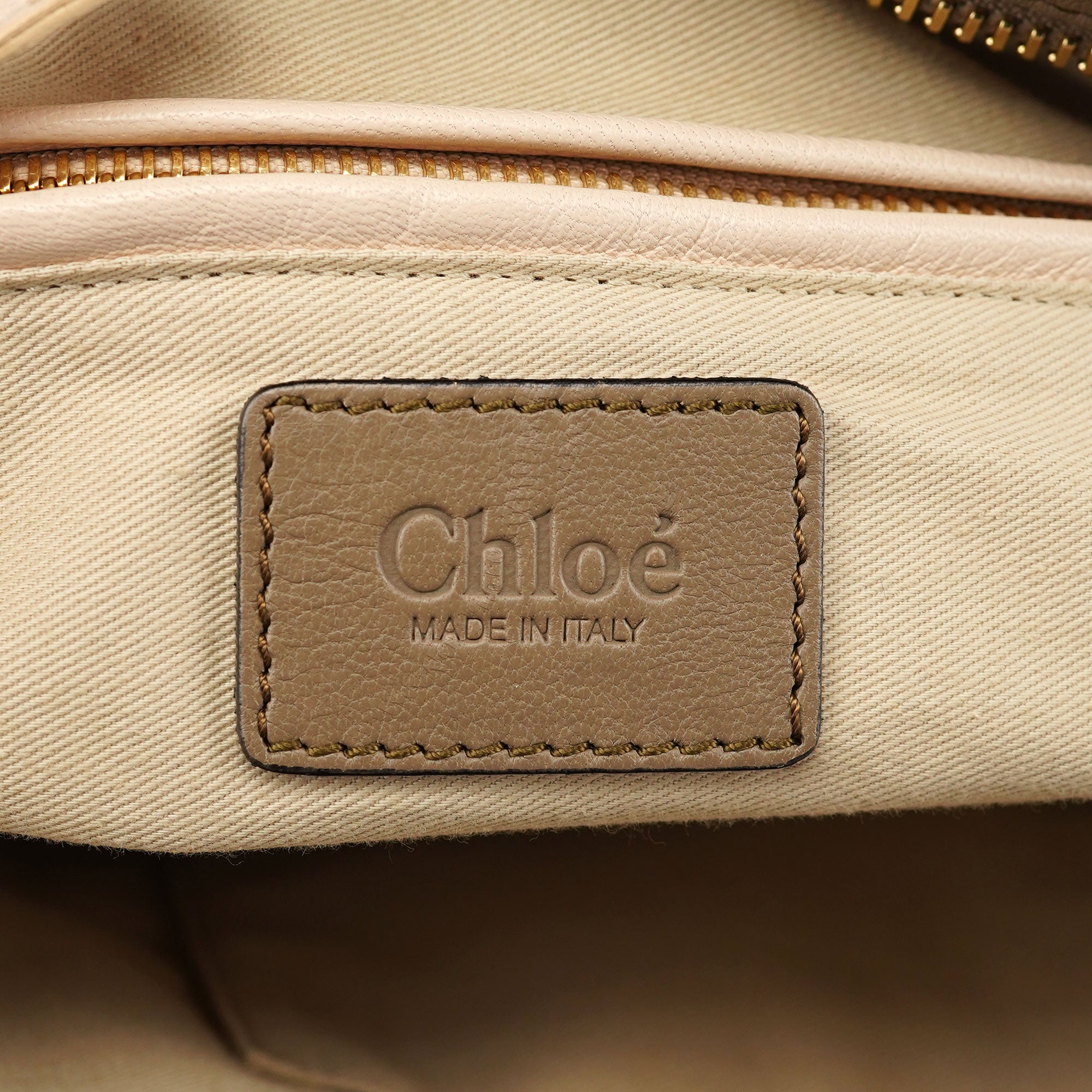 Beige Black Leather Paraty 2-Way Shoulder Bag