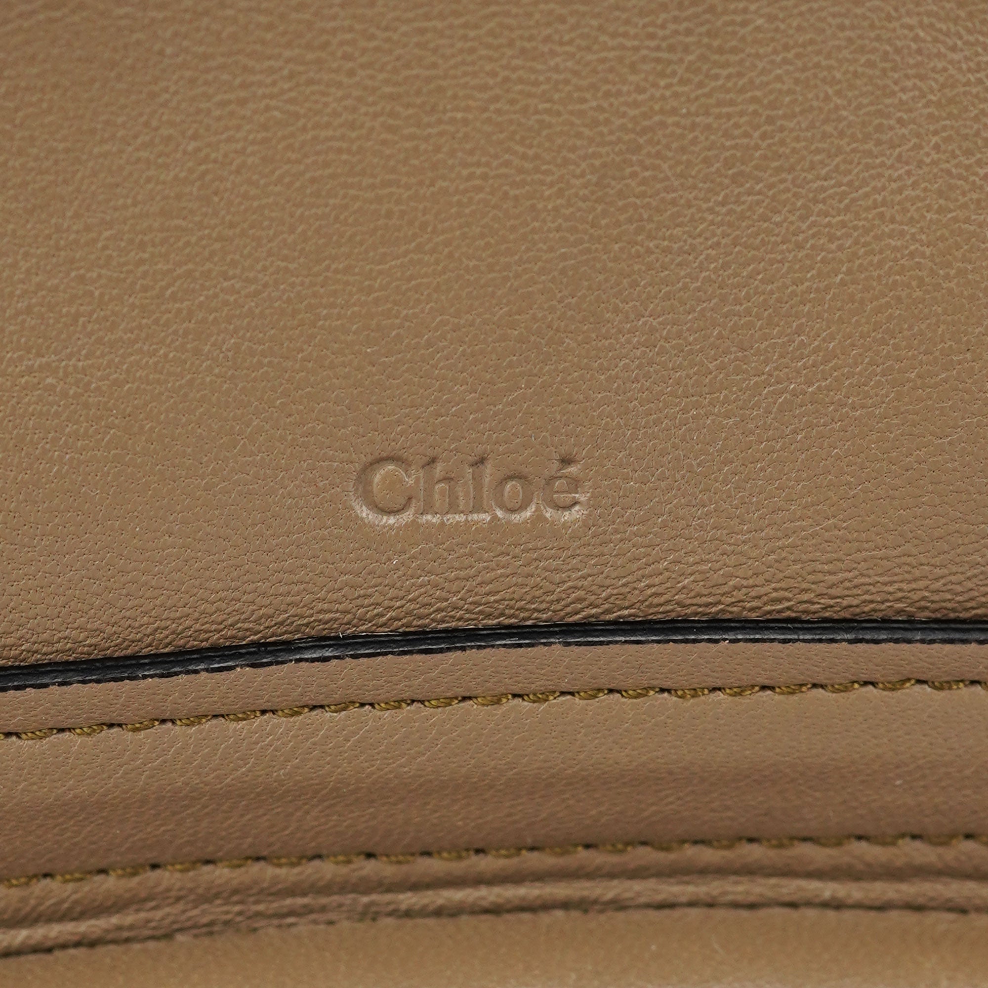 Beige Black Leather Paraty 2-Way Shoulder Bag