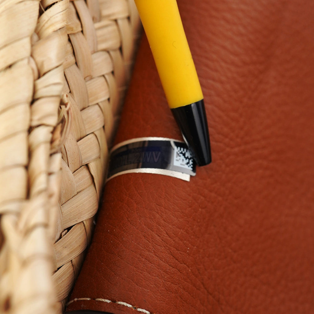 Beige Brown Marcie Basket Crossbody Bag