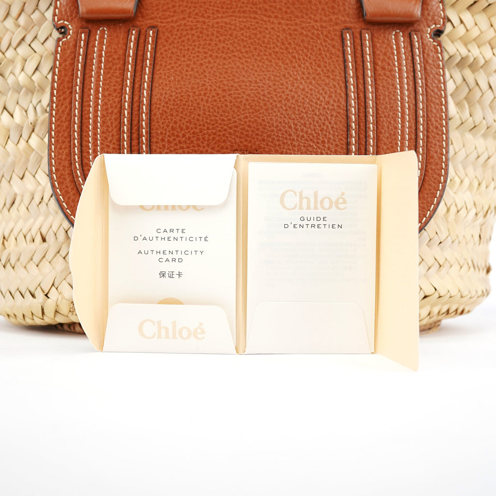 Beige Brown Raffia Marcie Tote Bag