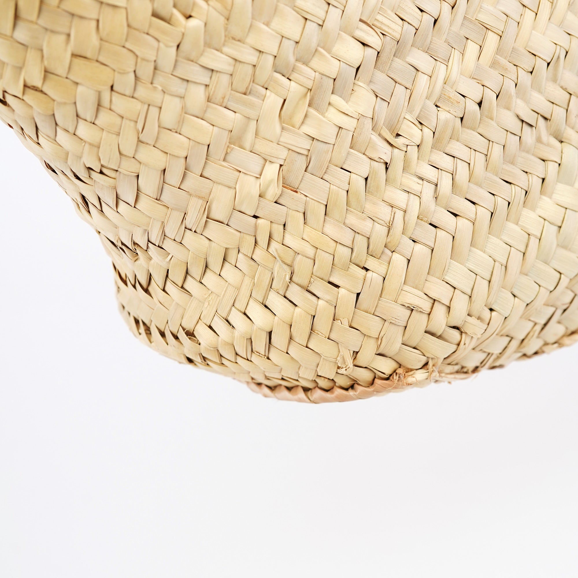 Beige Brown Raffia Marcie Tote Bag
