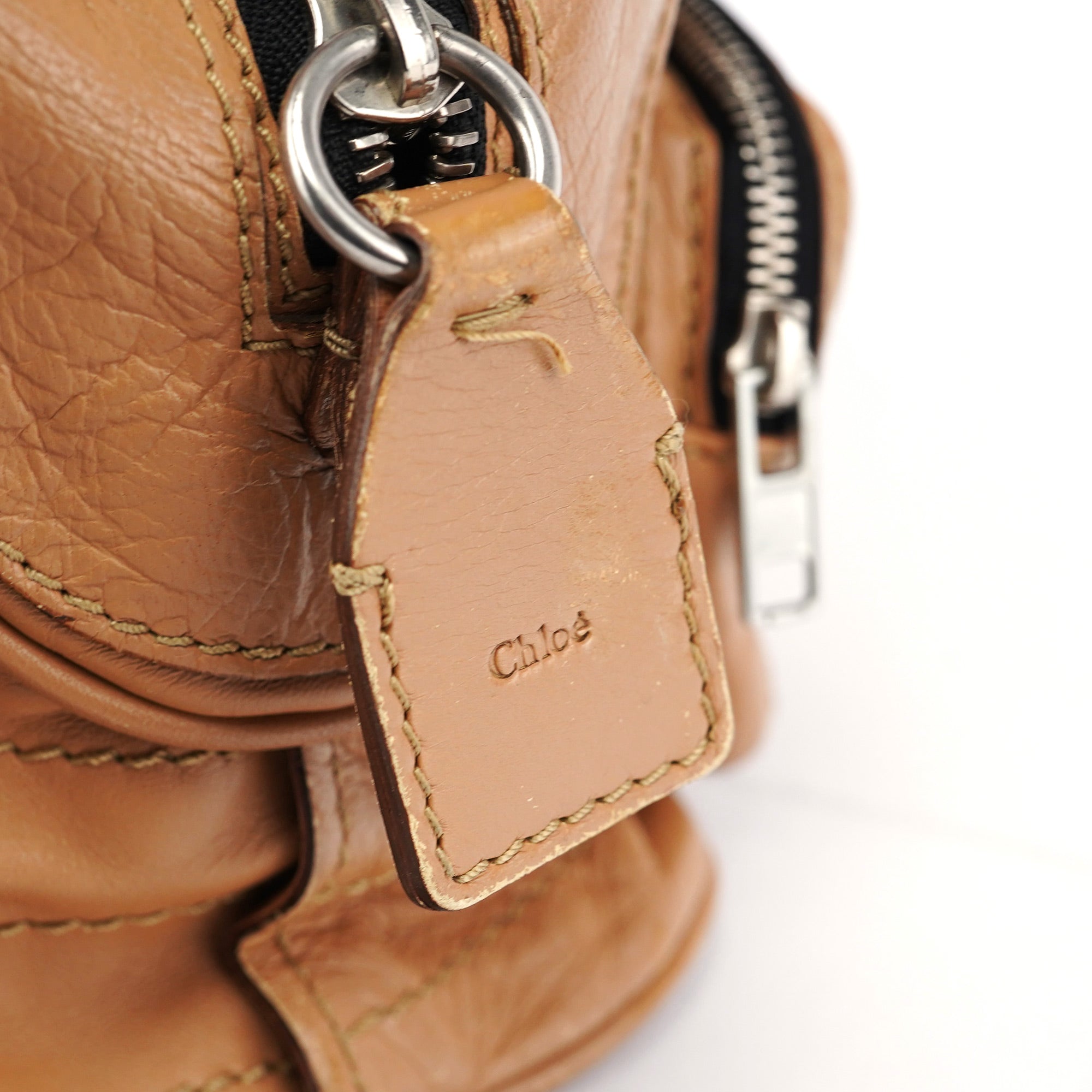 Beige Calfskin Betty Tote Bag
