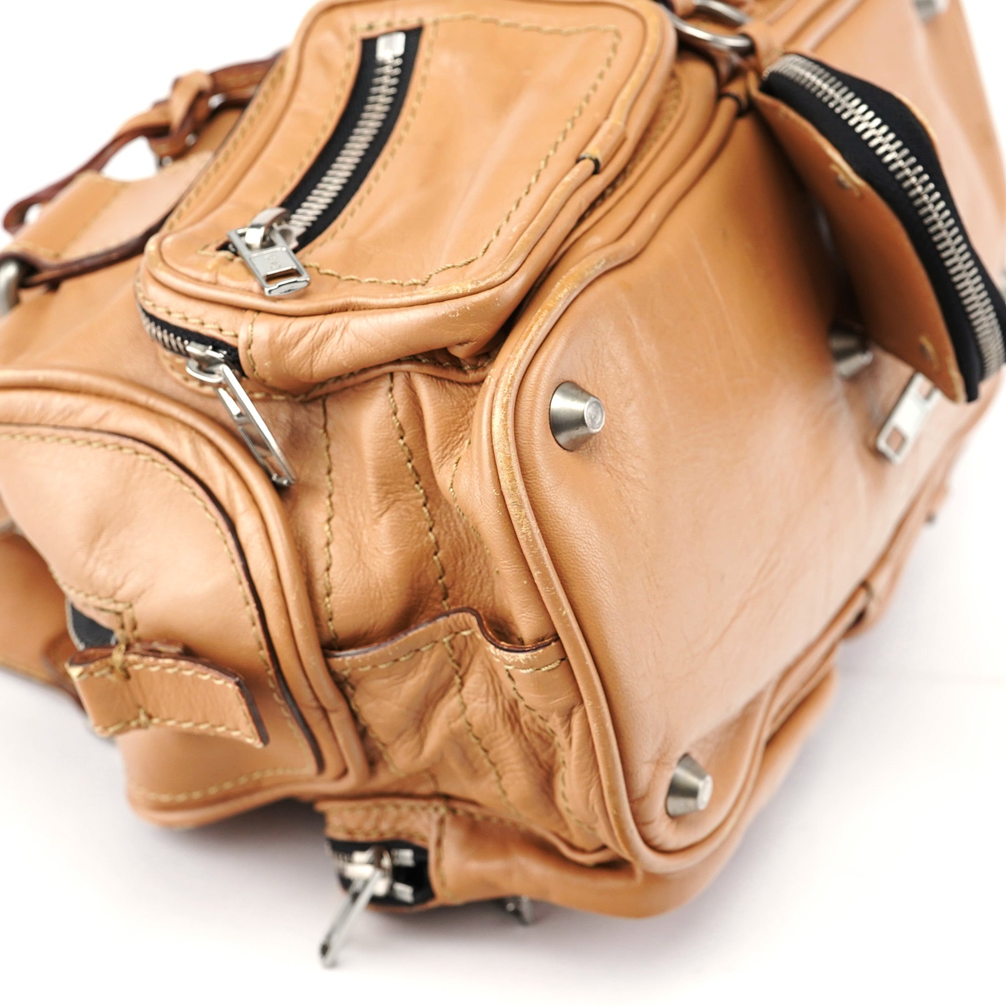 Beige Calfskin Betty Tote Bag