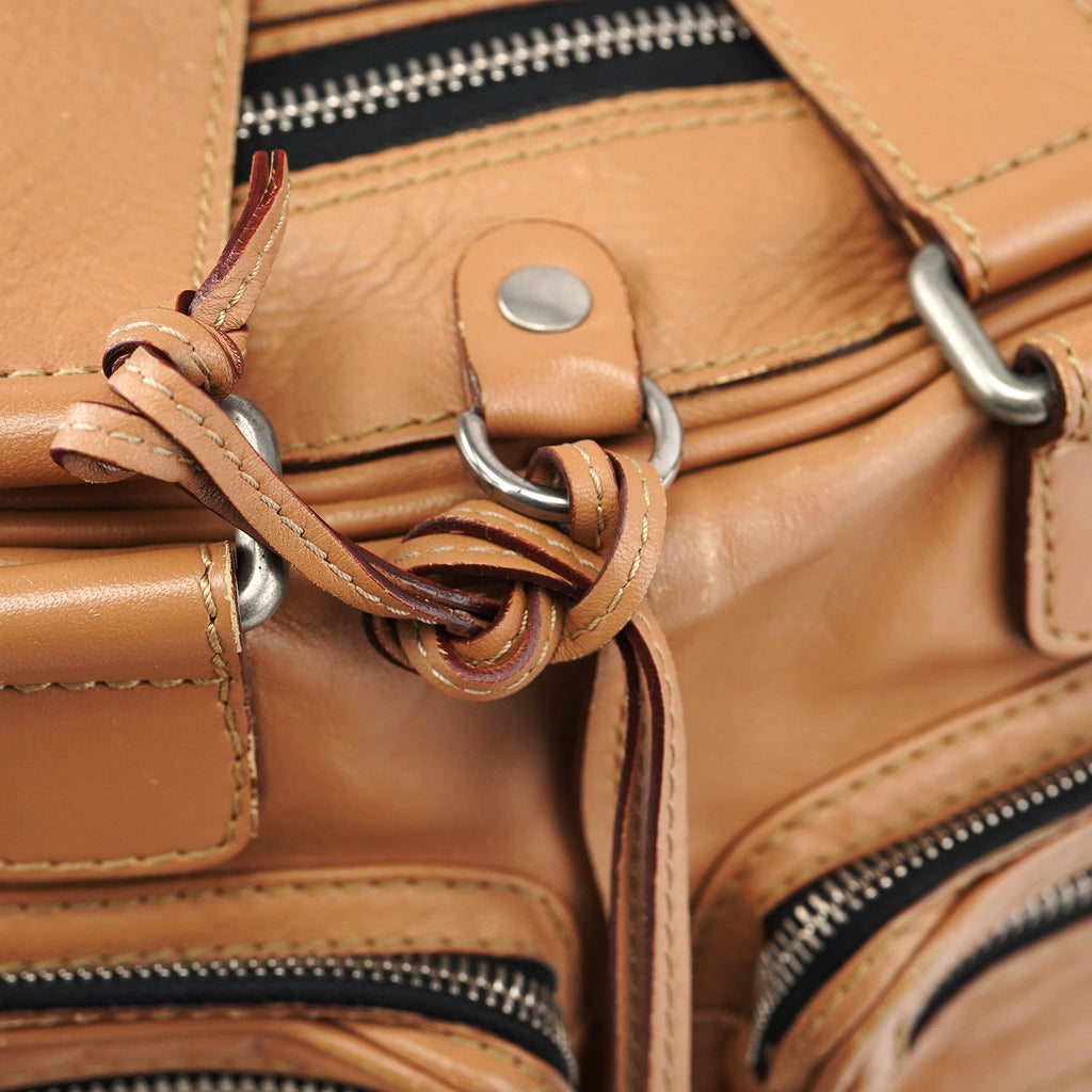 Beige Calfskin Betty Tote Bag