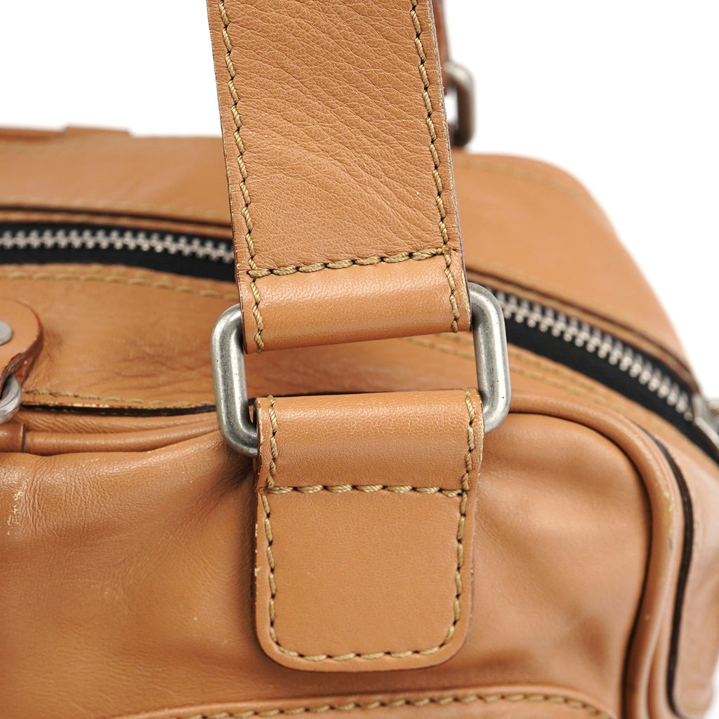Beige Calfskin Betty Tote Bag