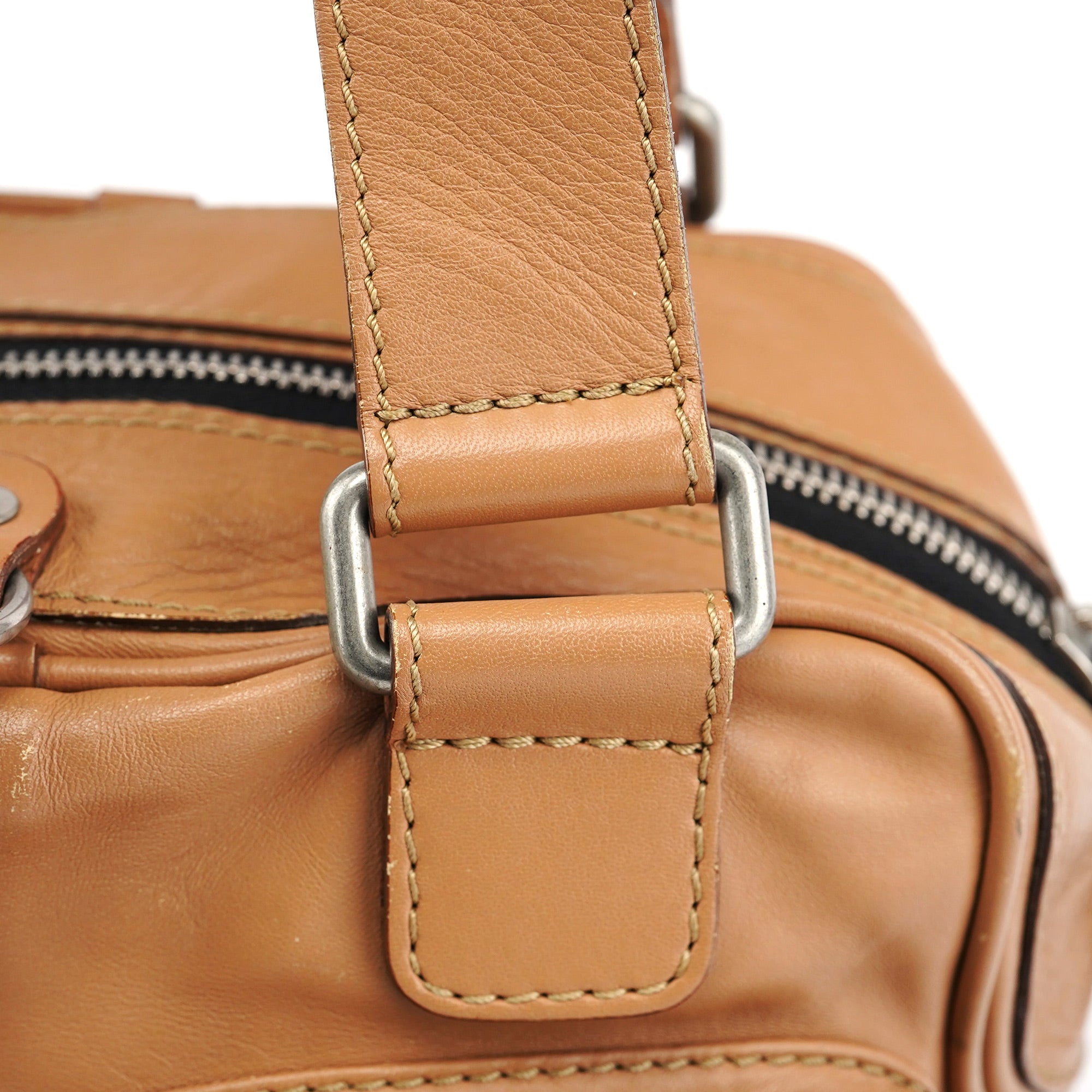 Beige Calfskin Betty Tote Bag