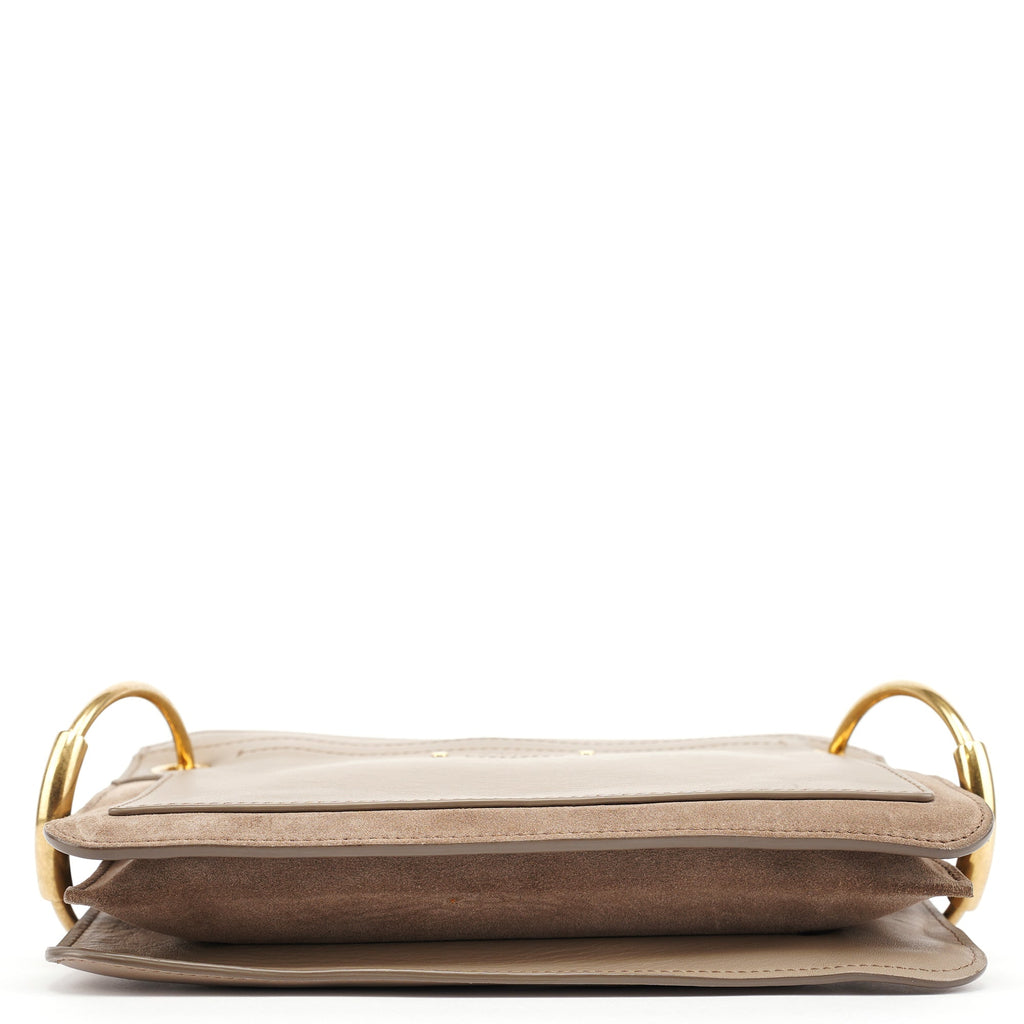Beige Calfskin Crossbody Bag