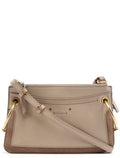 Beige Calfskin Crossbody Bag