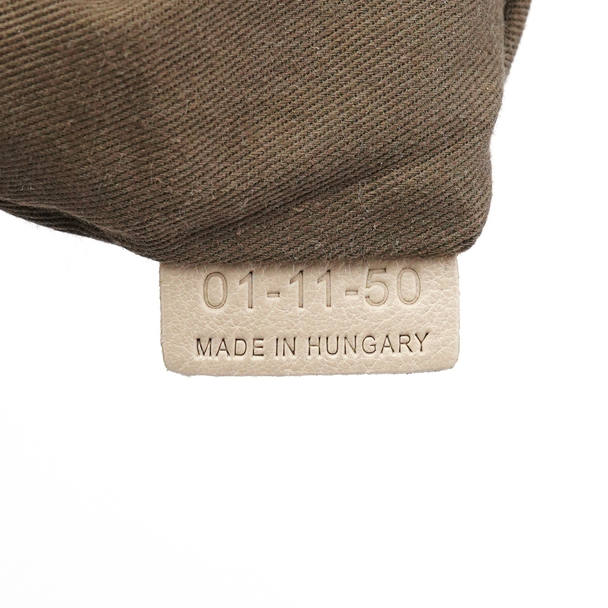 Beige Calfskin Leather Turnlock Bag