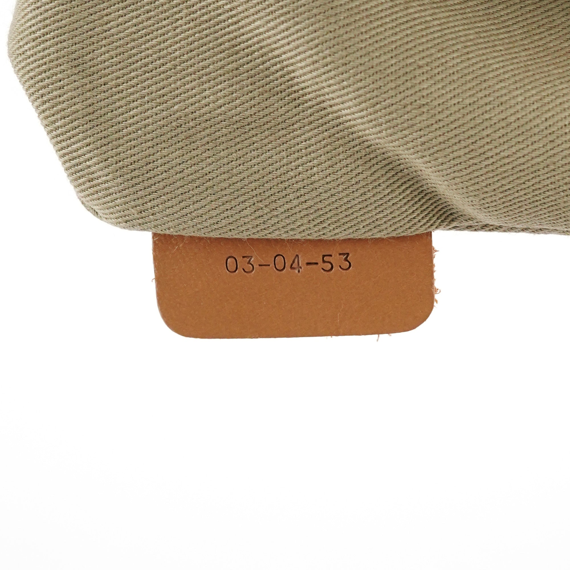 Beige Embossed Leather Camera Bag