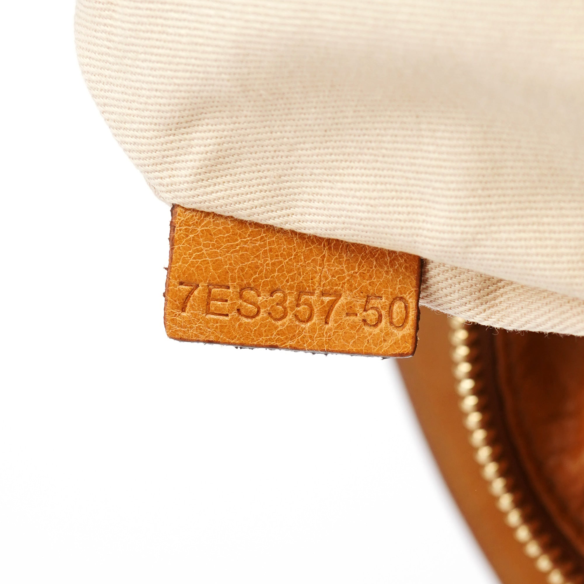Beige Lambskin Bay Tote Bag