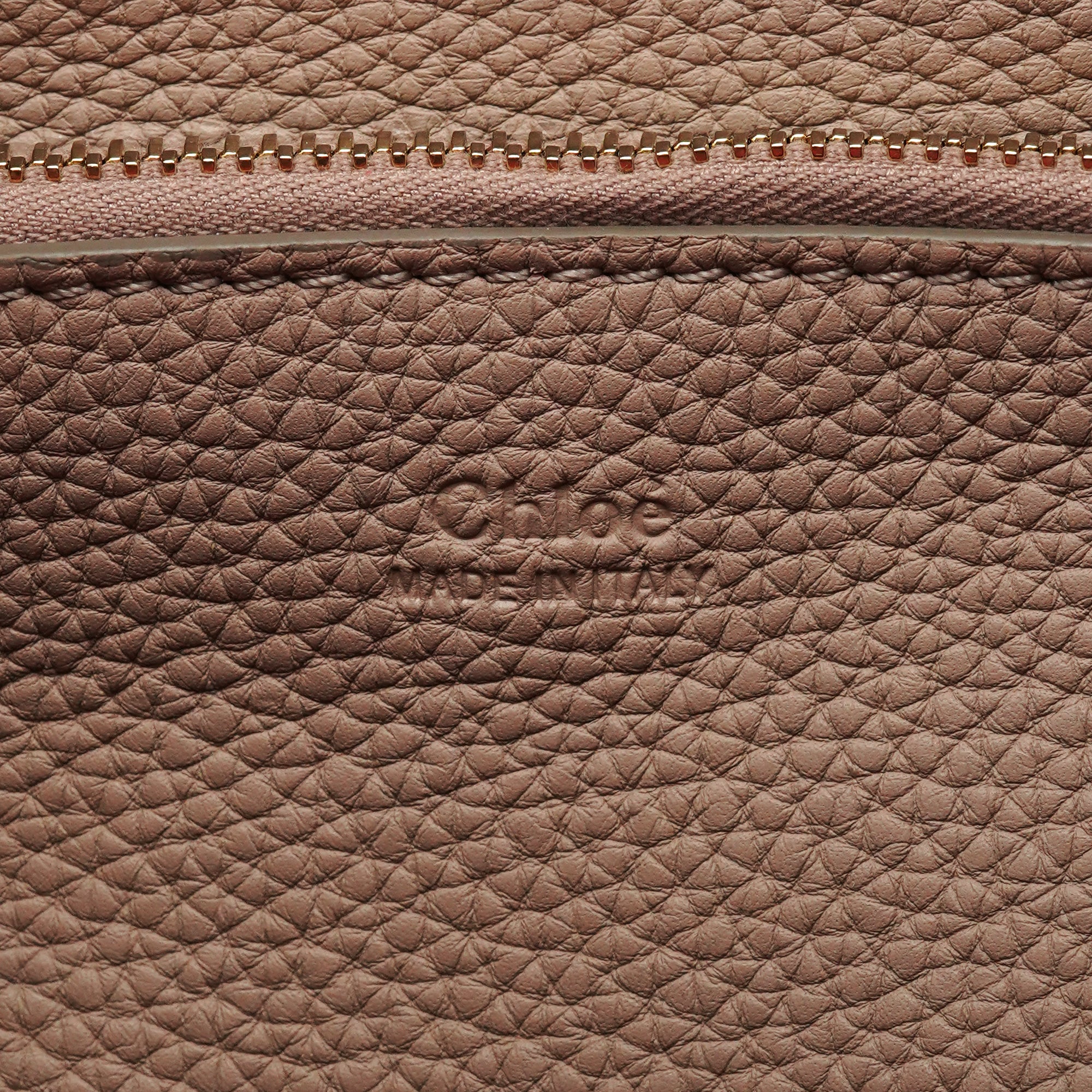 Beige Leather 2-Way Bag