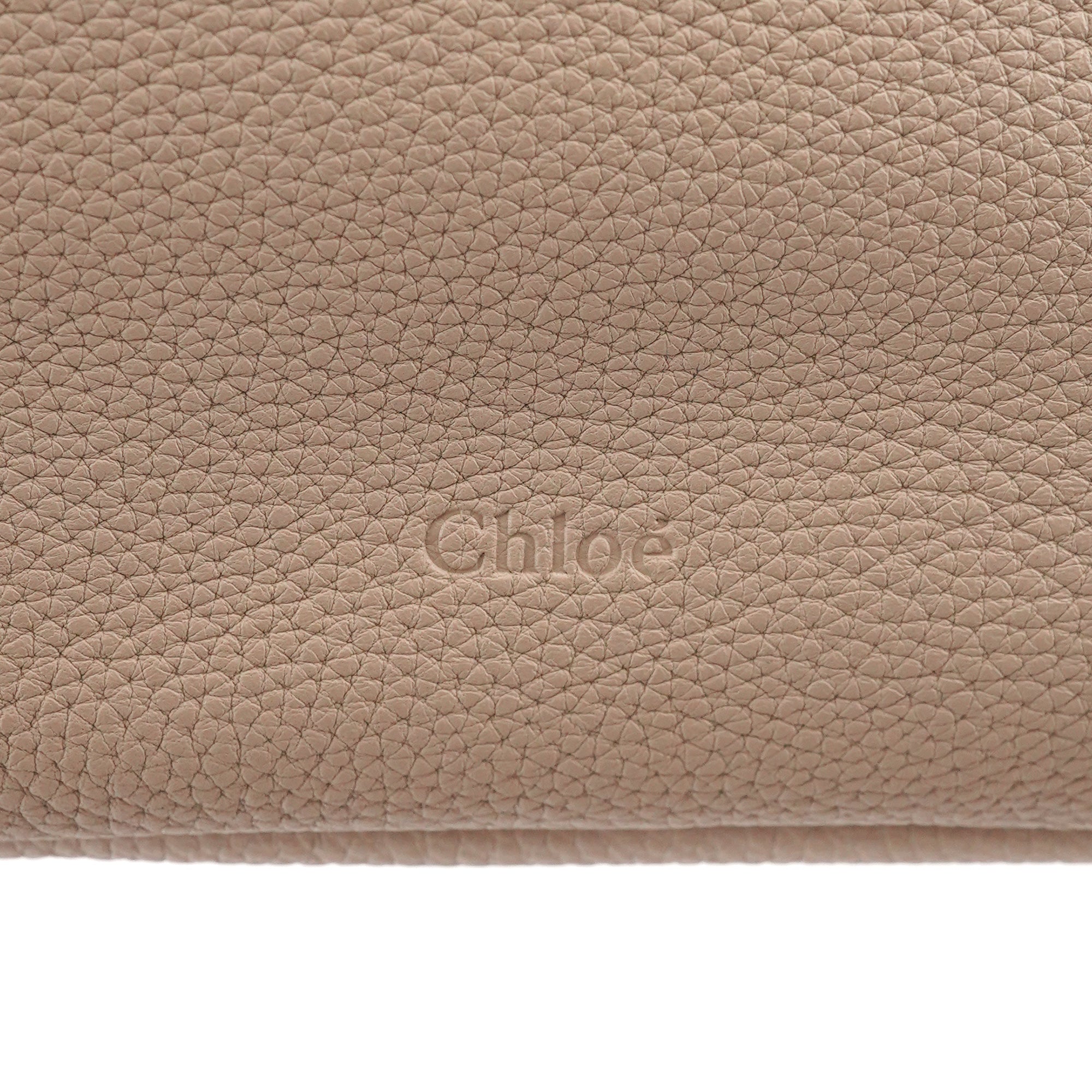 Beige Leather 2-Way Bag