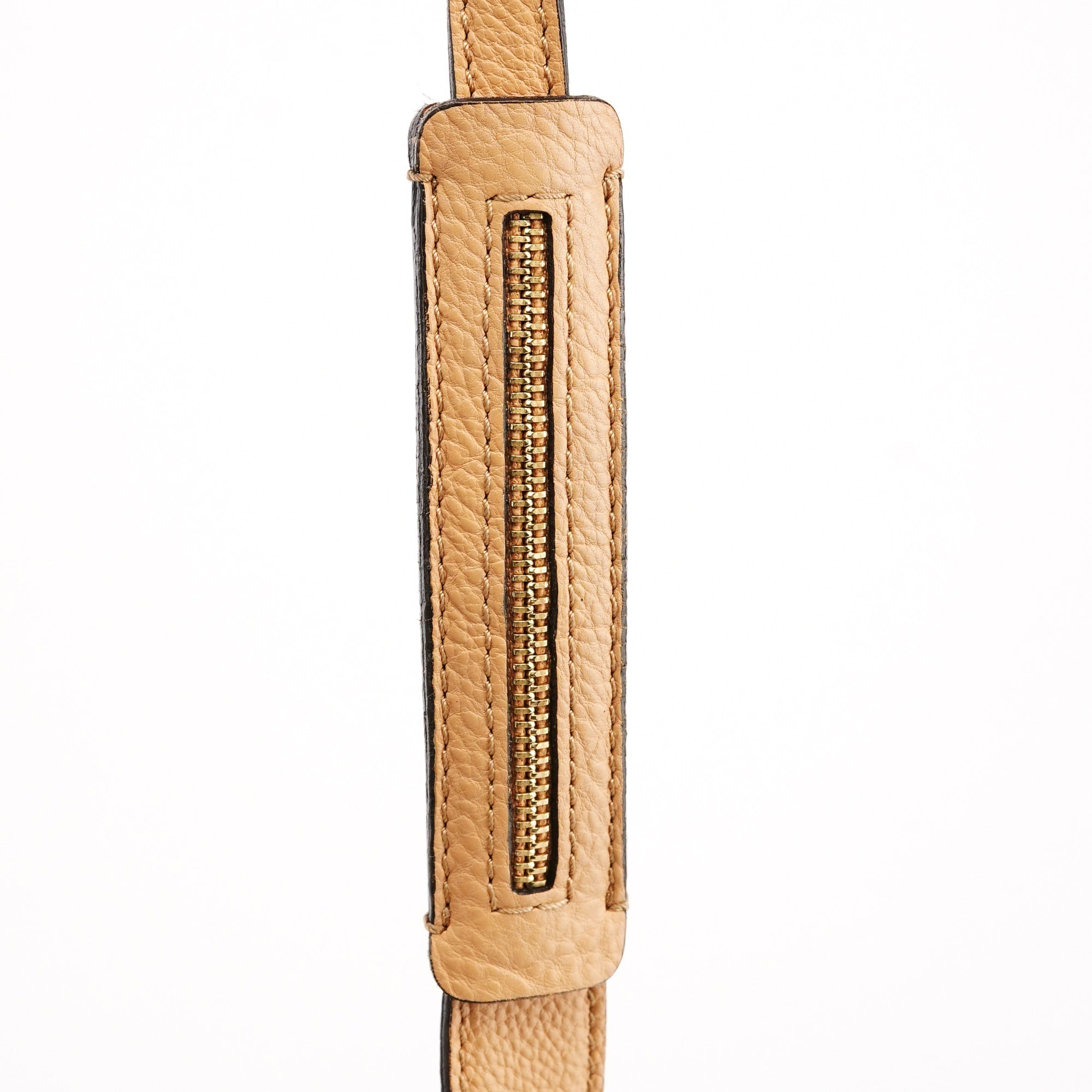 Beige Leather Elsie 2-Way Bag