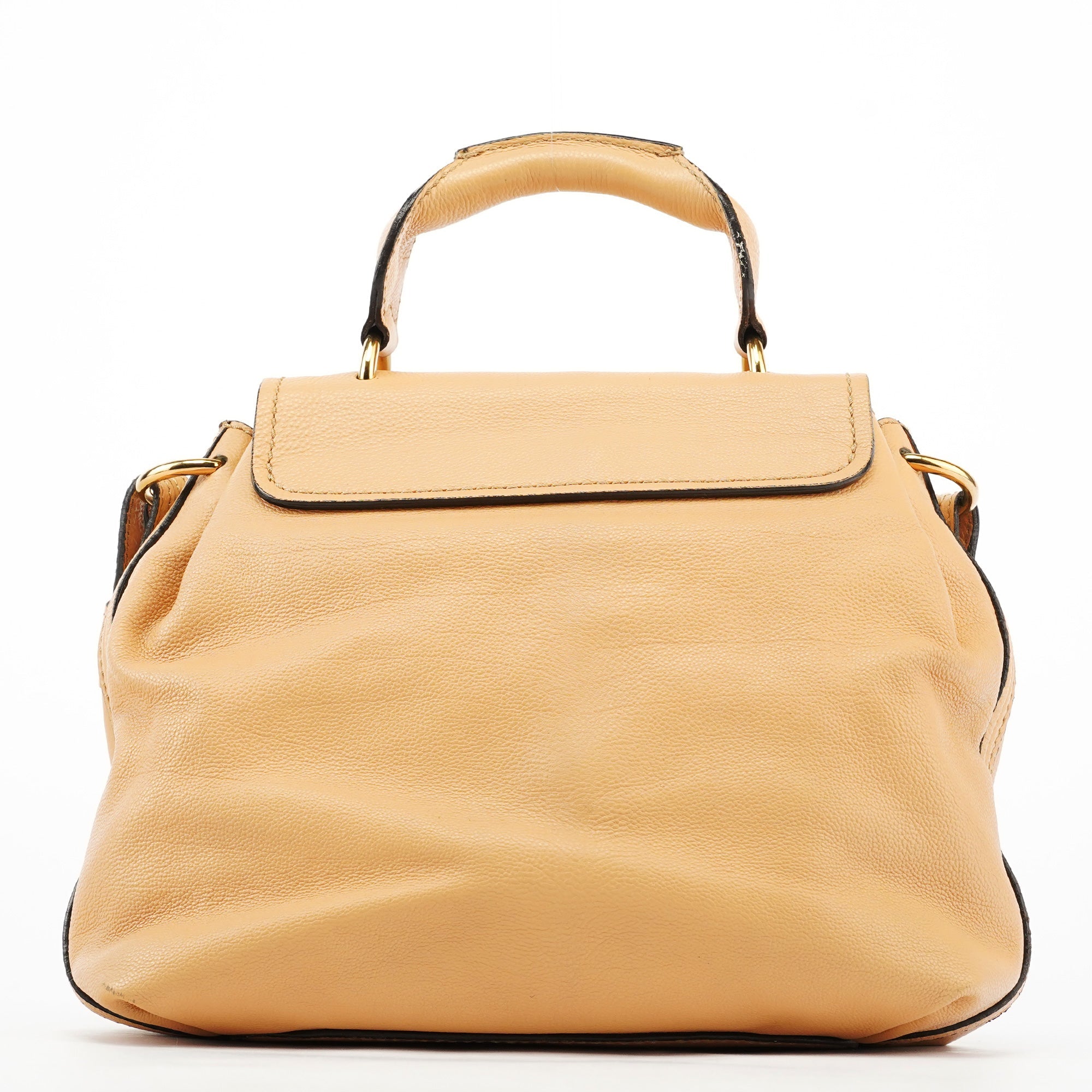 Beige Leather Elsie 2-Way Bag