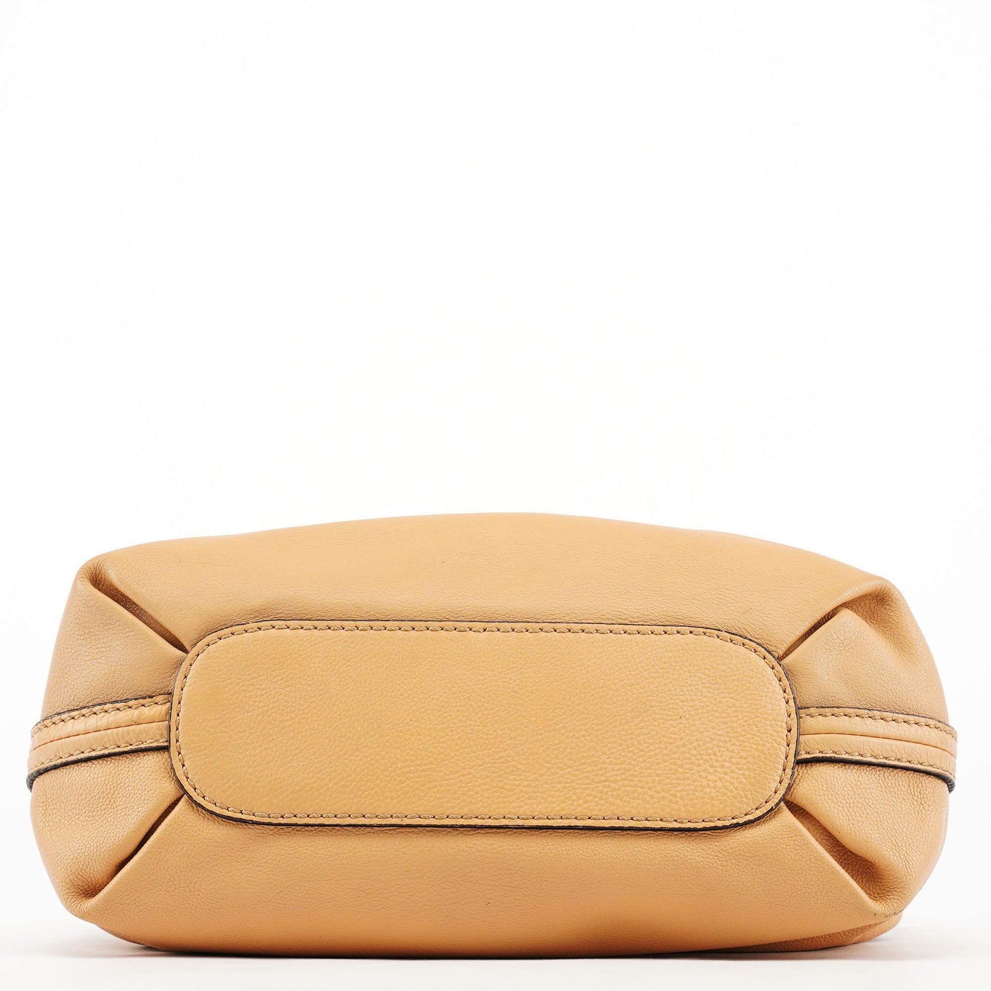 Beige Leather Elsie 2-Way Bag