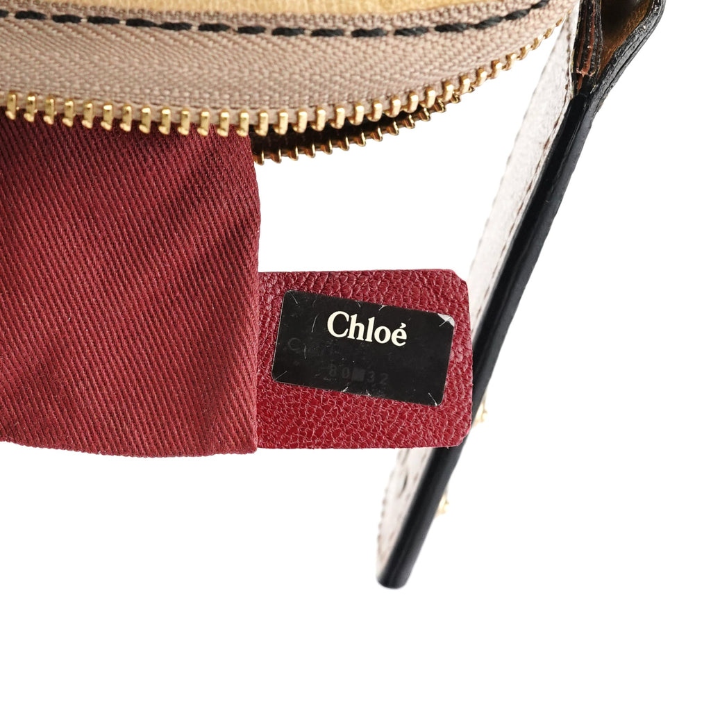 Beige Leather Heloise Tote Bag