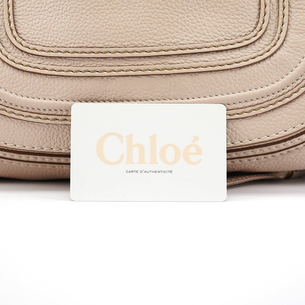 Beige Leather Marcie 2-Way Bag