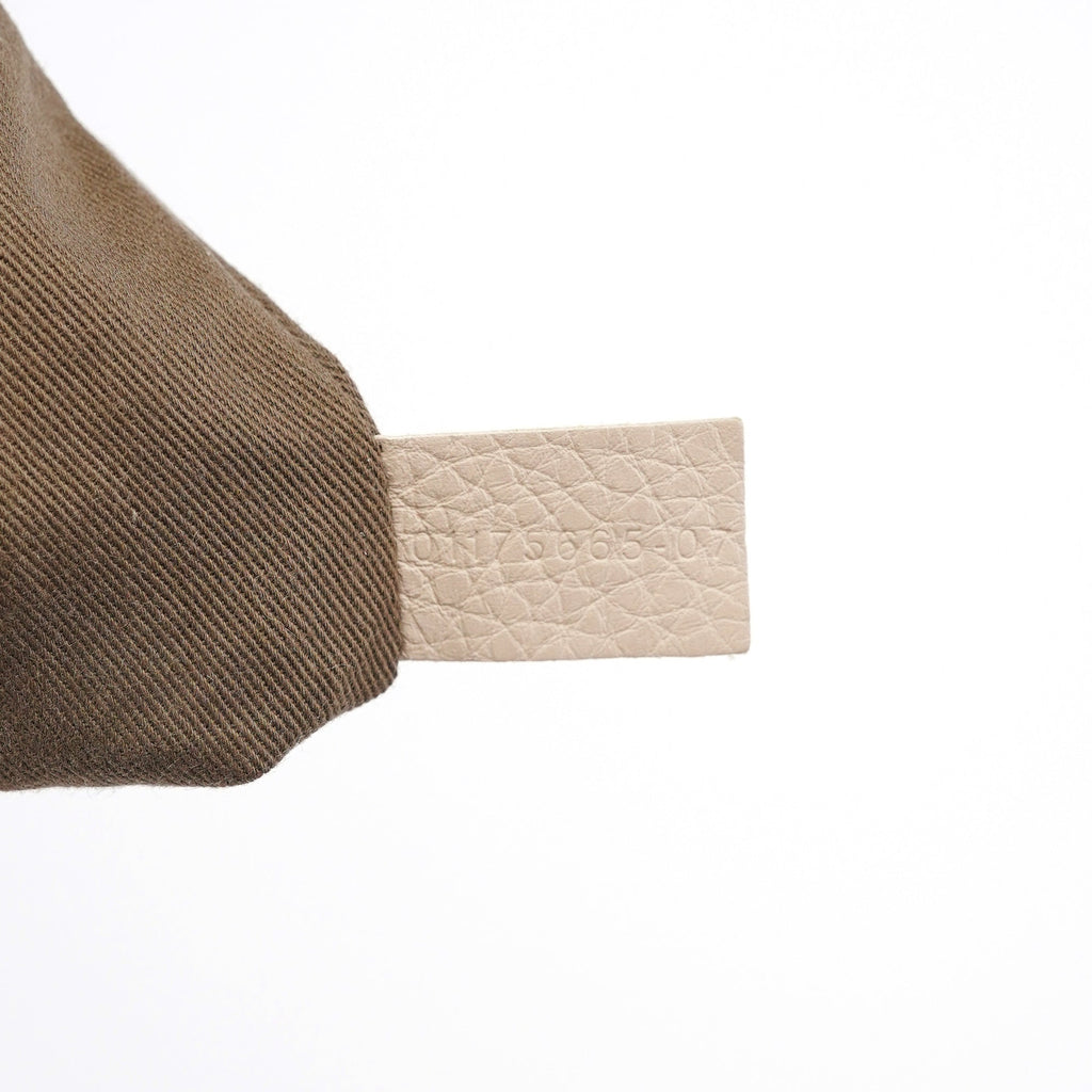 Beige Leather Marcie 2-Way Bag