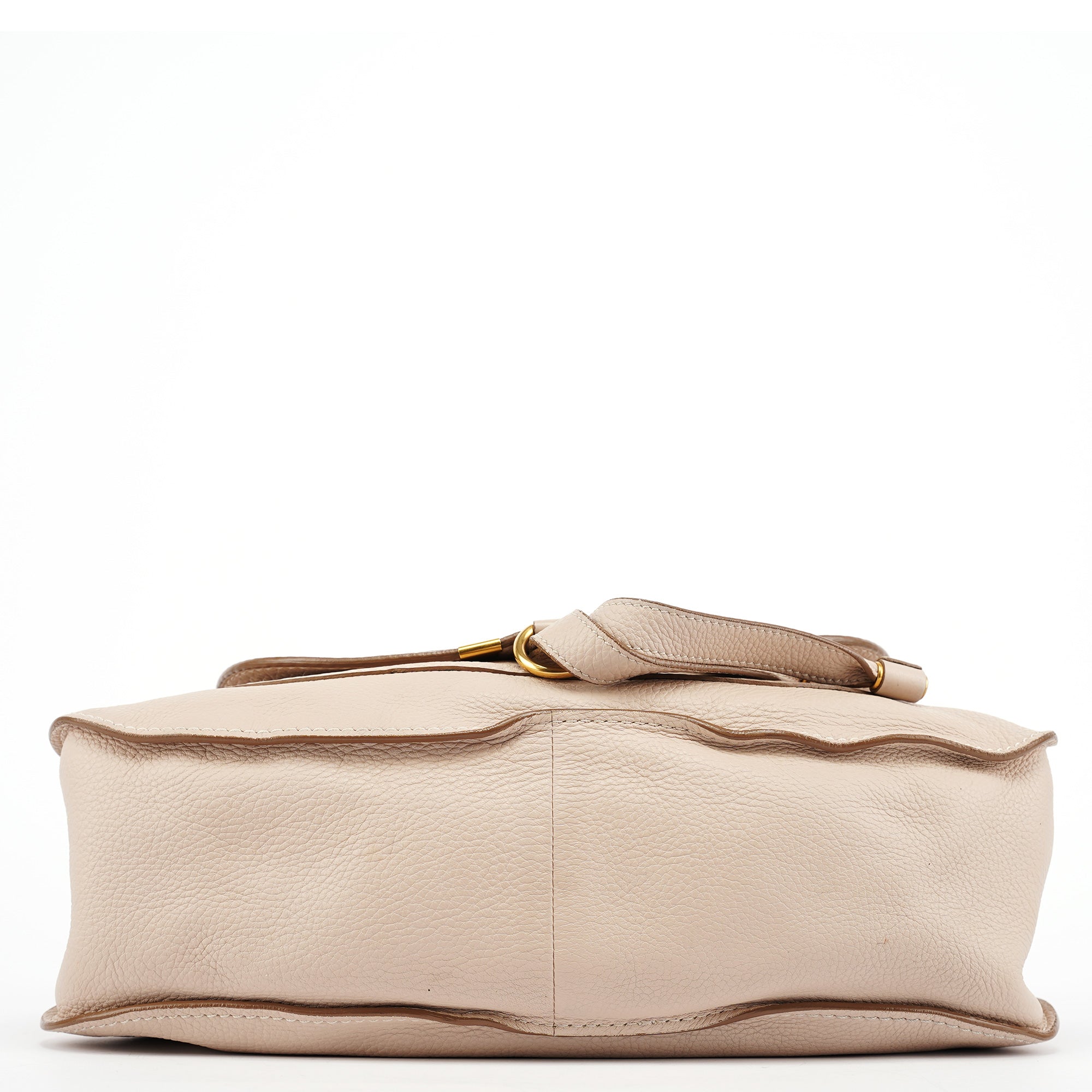 Beige Leather Marcie 2-Way Bag