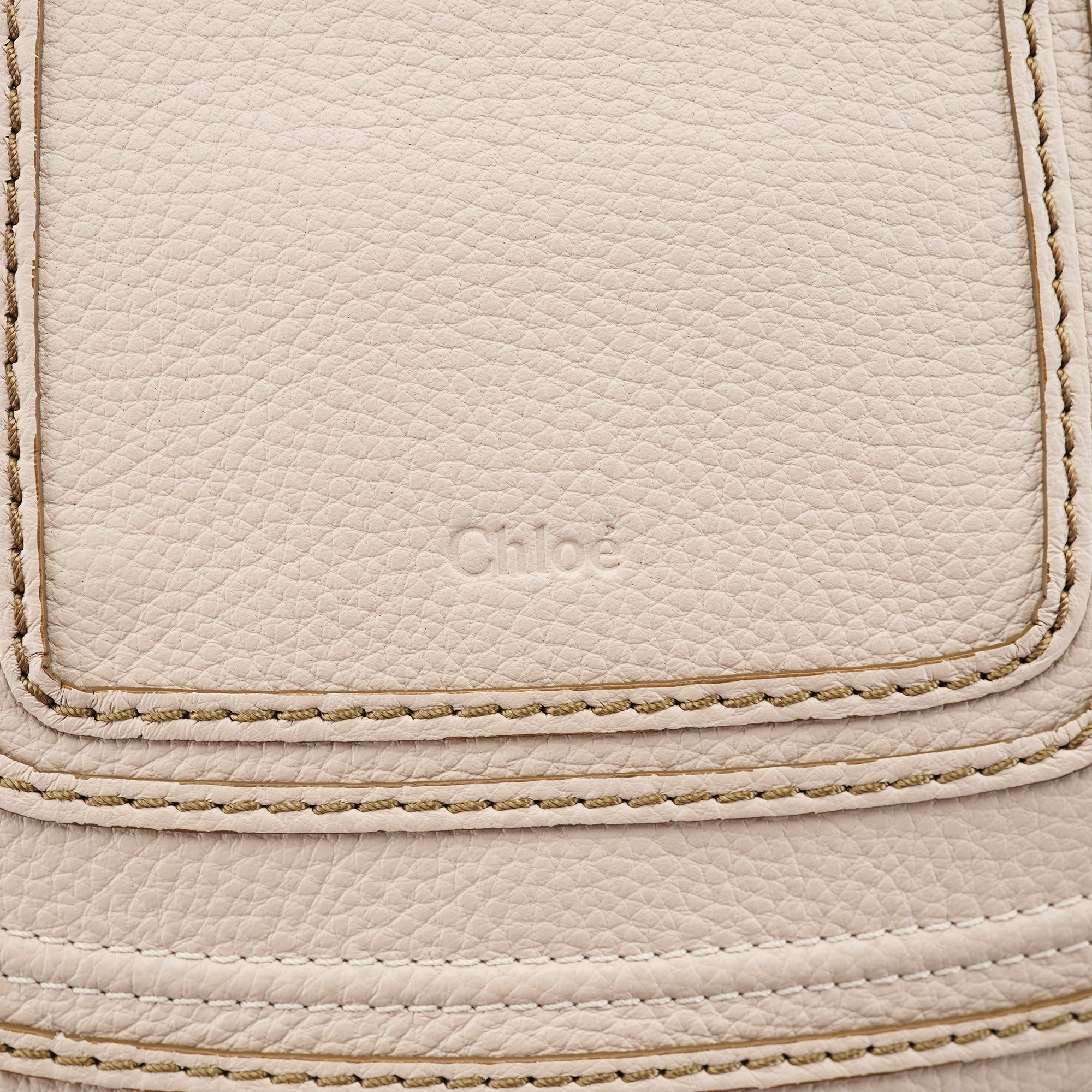 Beige Leather Marcie 2-Way Bag