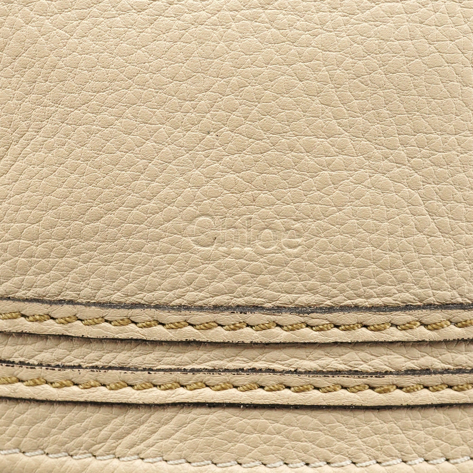 Beige Leather Marcie 2-Way Bag