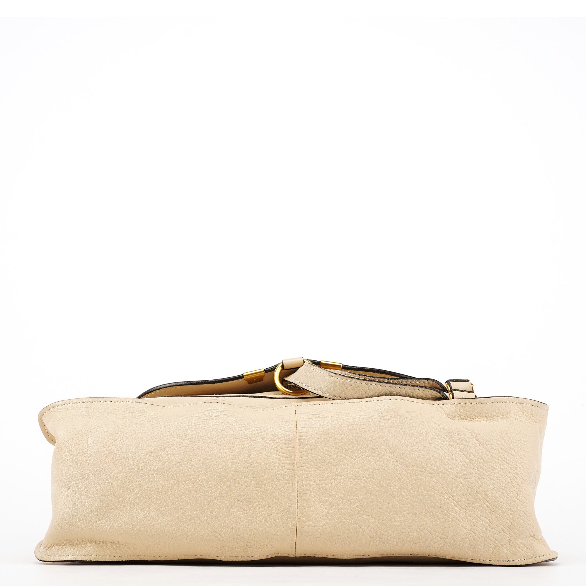 Beige Leather Marcie 2-Way Bag