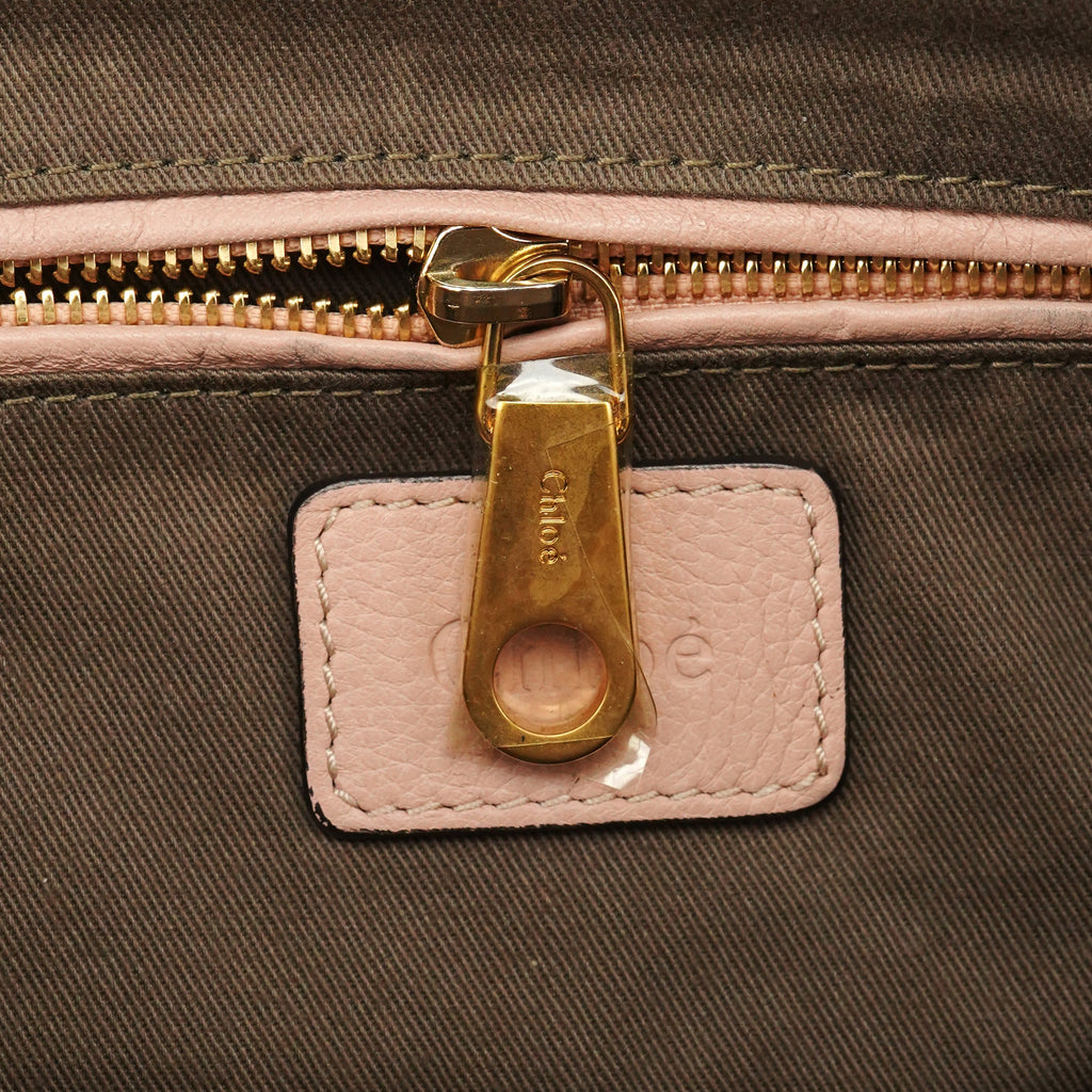 Beige Leather Marcie 2-Way Bag