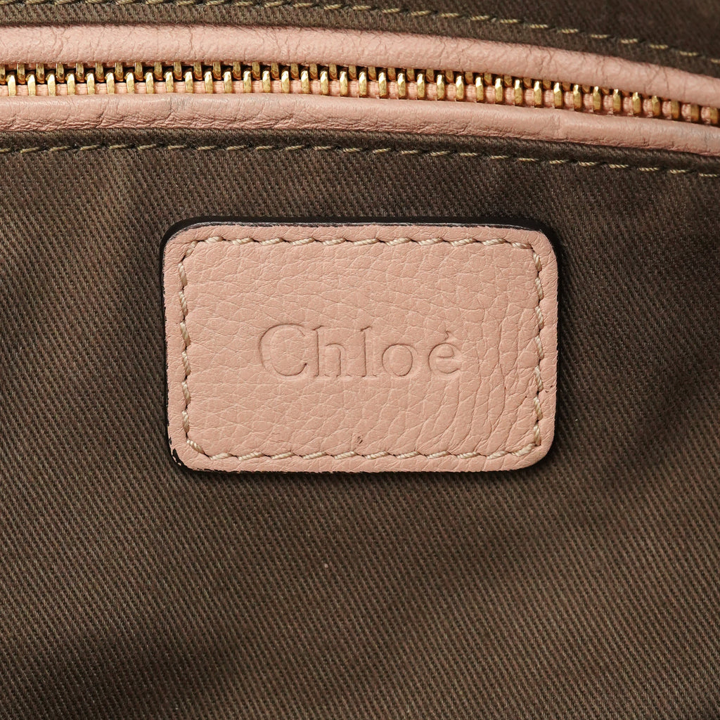 Beige Leather Marcie 2-Way Bag