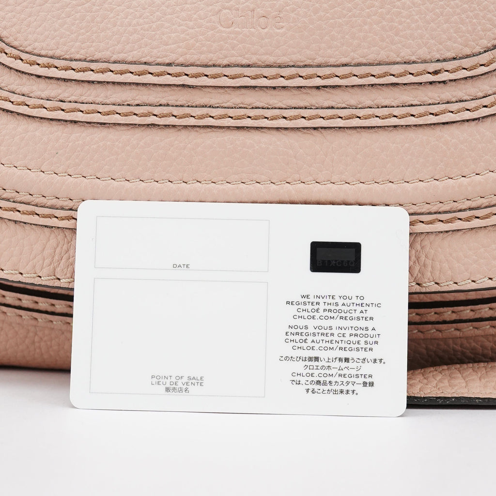 Beige Leather Marcie 2-Way Bag
