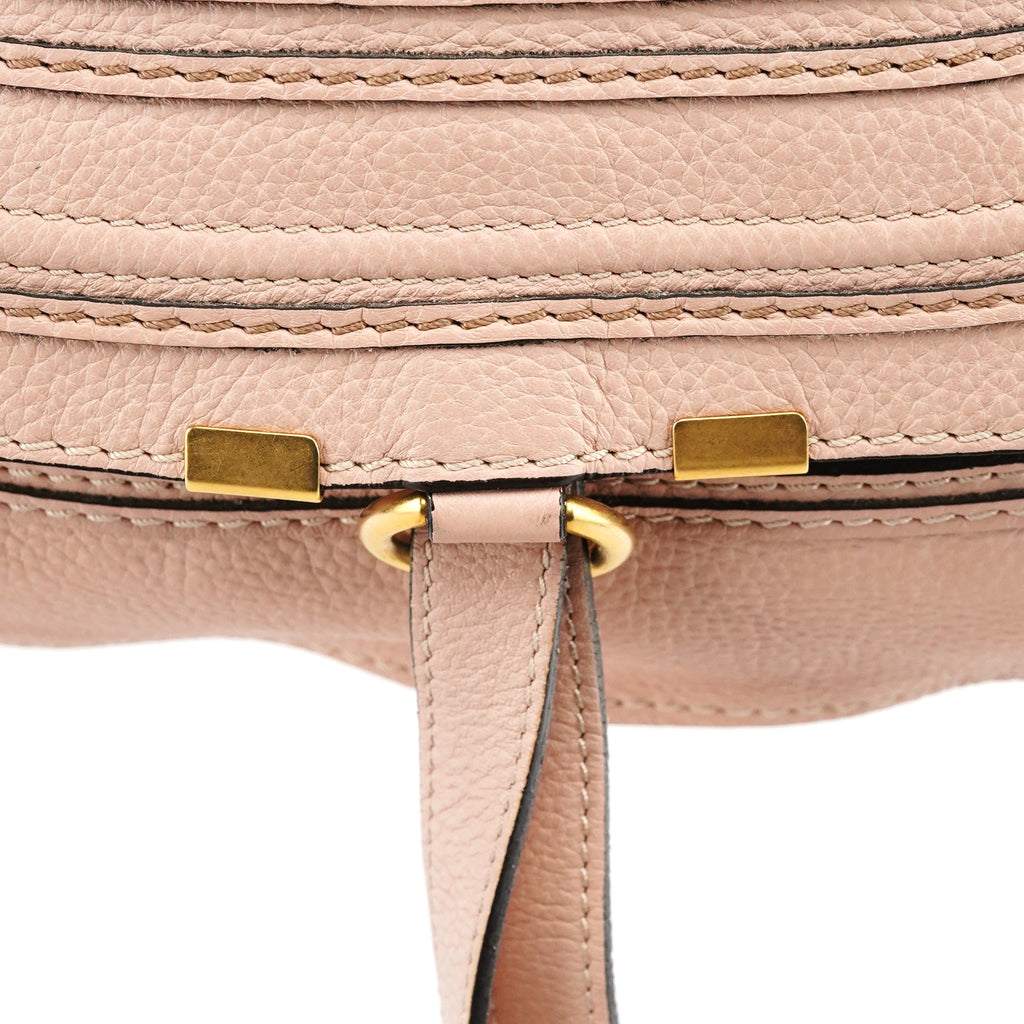 Beige Leather Marcie 2-Way Bag