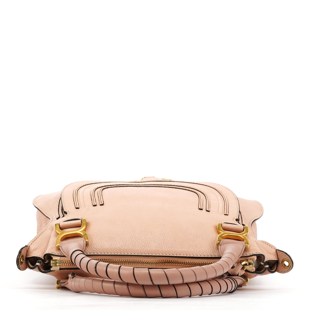 Beige Leather Marcie 2-Way Bag