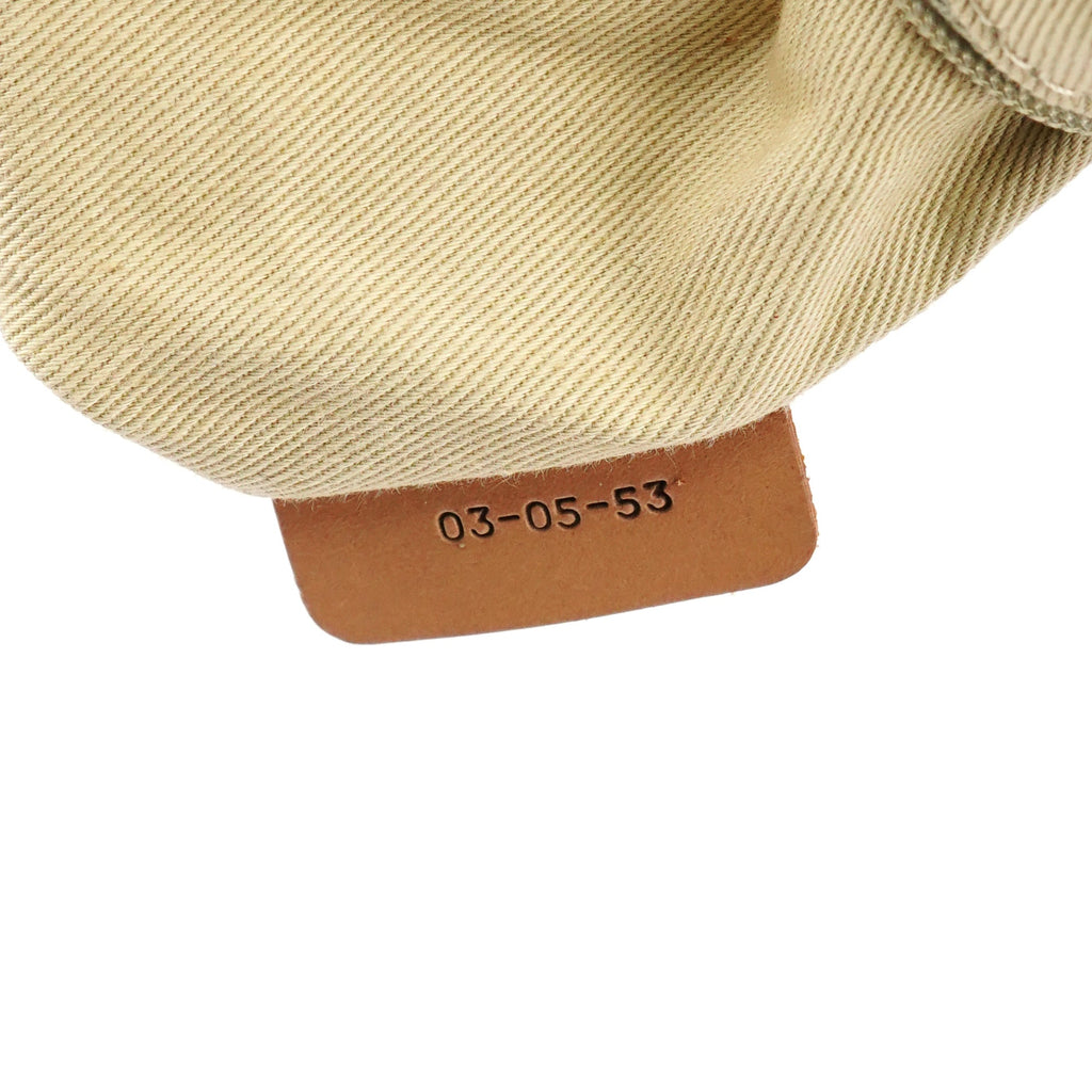 Beige Leather Paddington Top Handle Bag