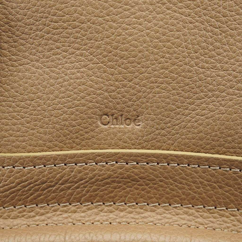 Beige Leather Paraty 2-Way Bag