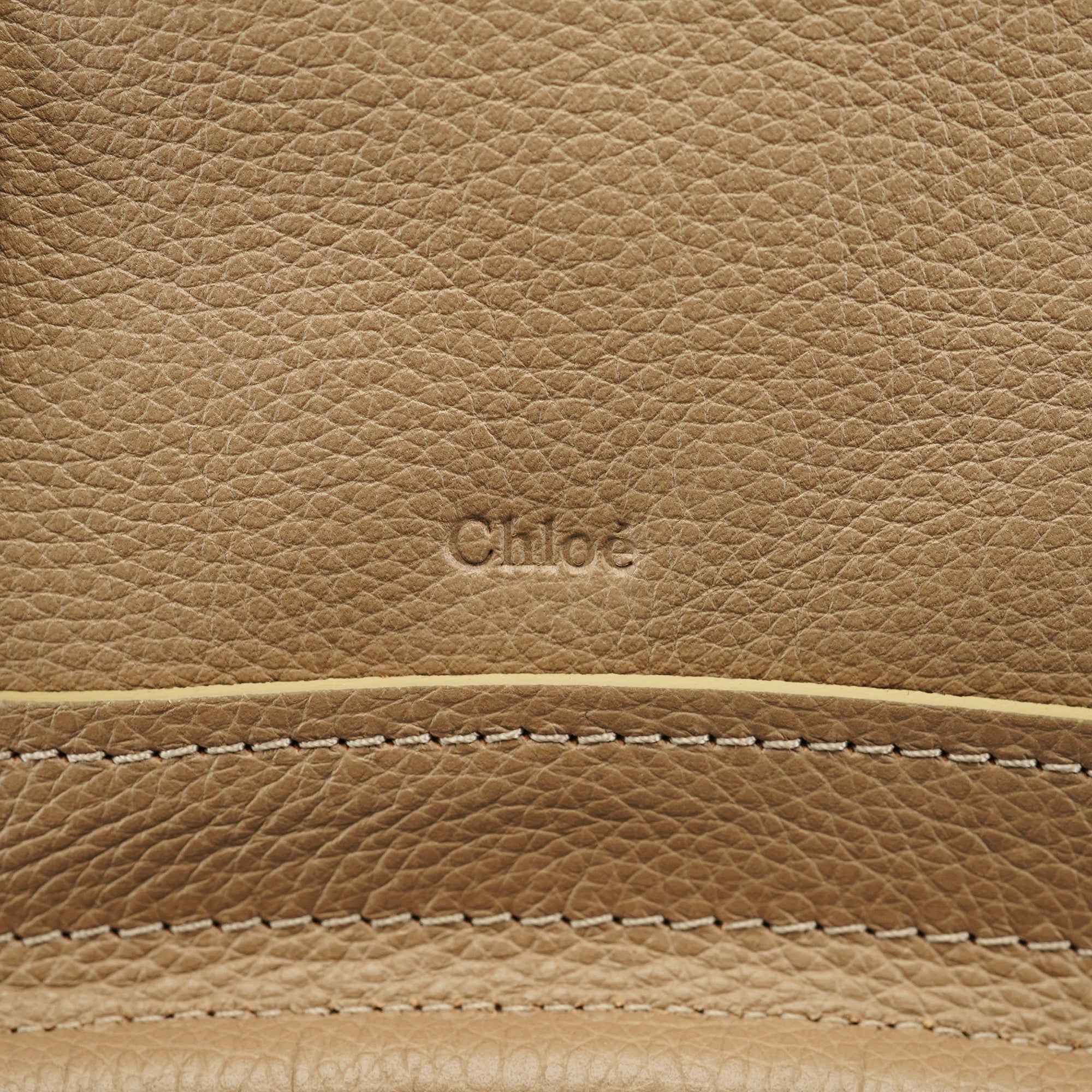 Beige Leather Paraty 2-Way Bag
