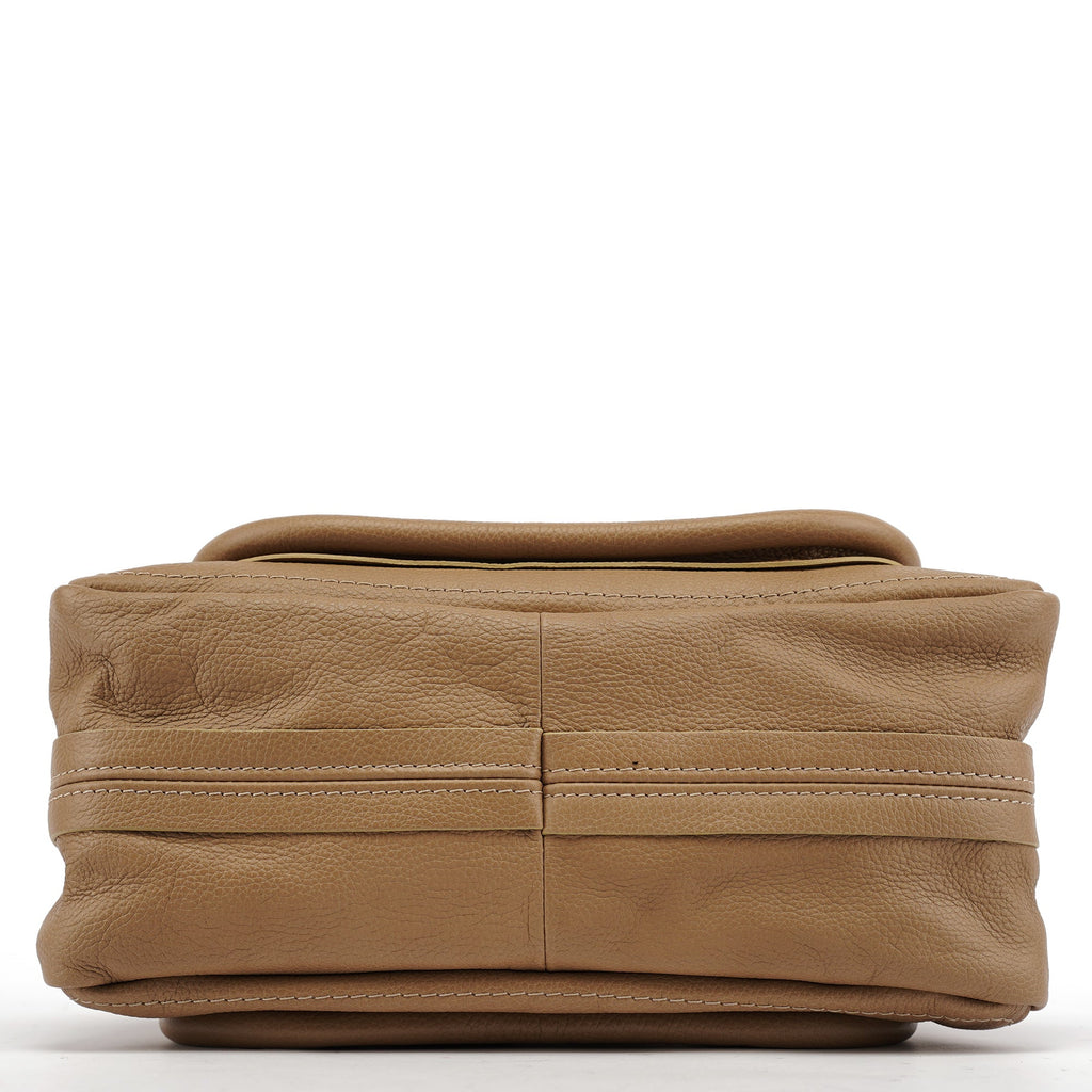 Beige Leather Paraty 2-Way Bag