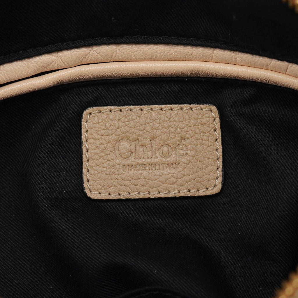 Beige Leather Paraty 2-Way Bag