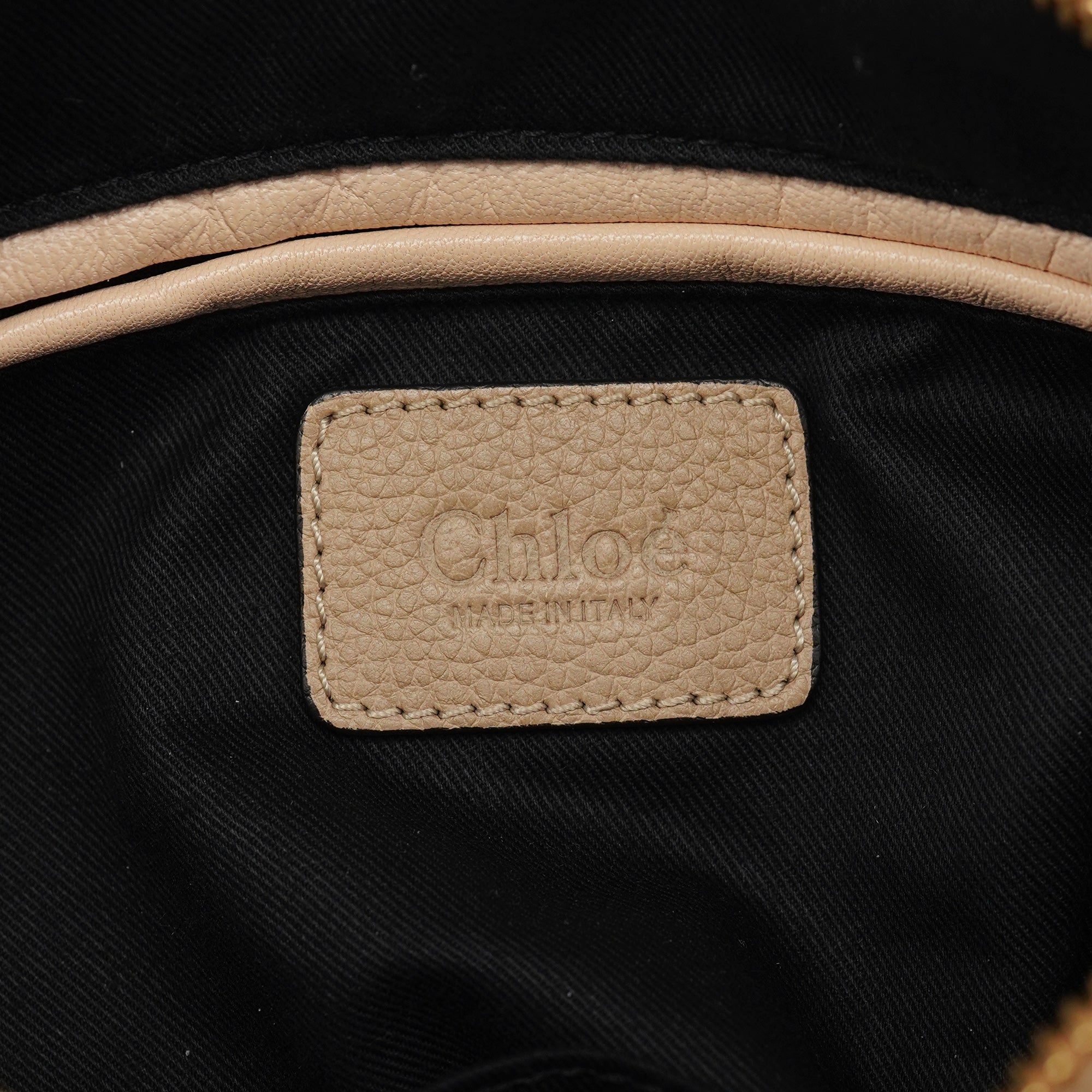 Beige Leather Paraty 2-Way Bag